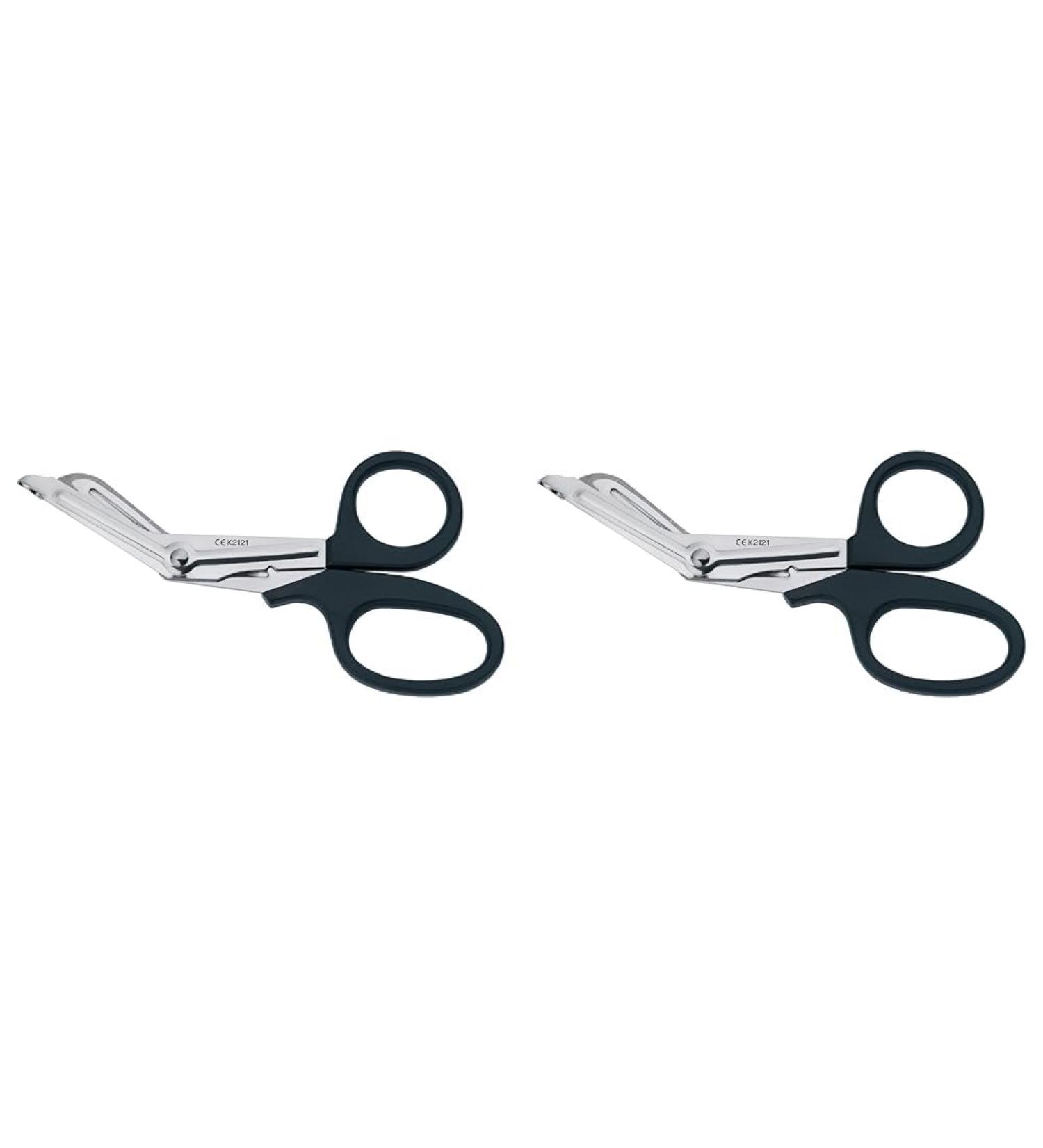 First Aid Only First Aid Scissors 17.5 cm with plastic handle black (pack of 2) 1 piece (pack of 2)