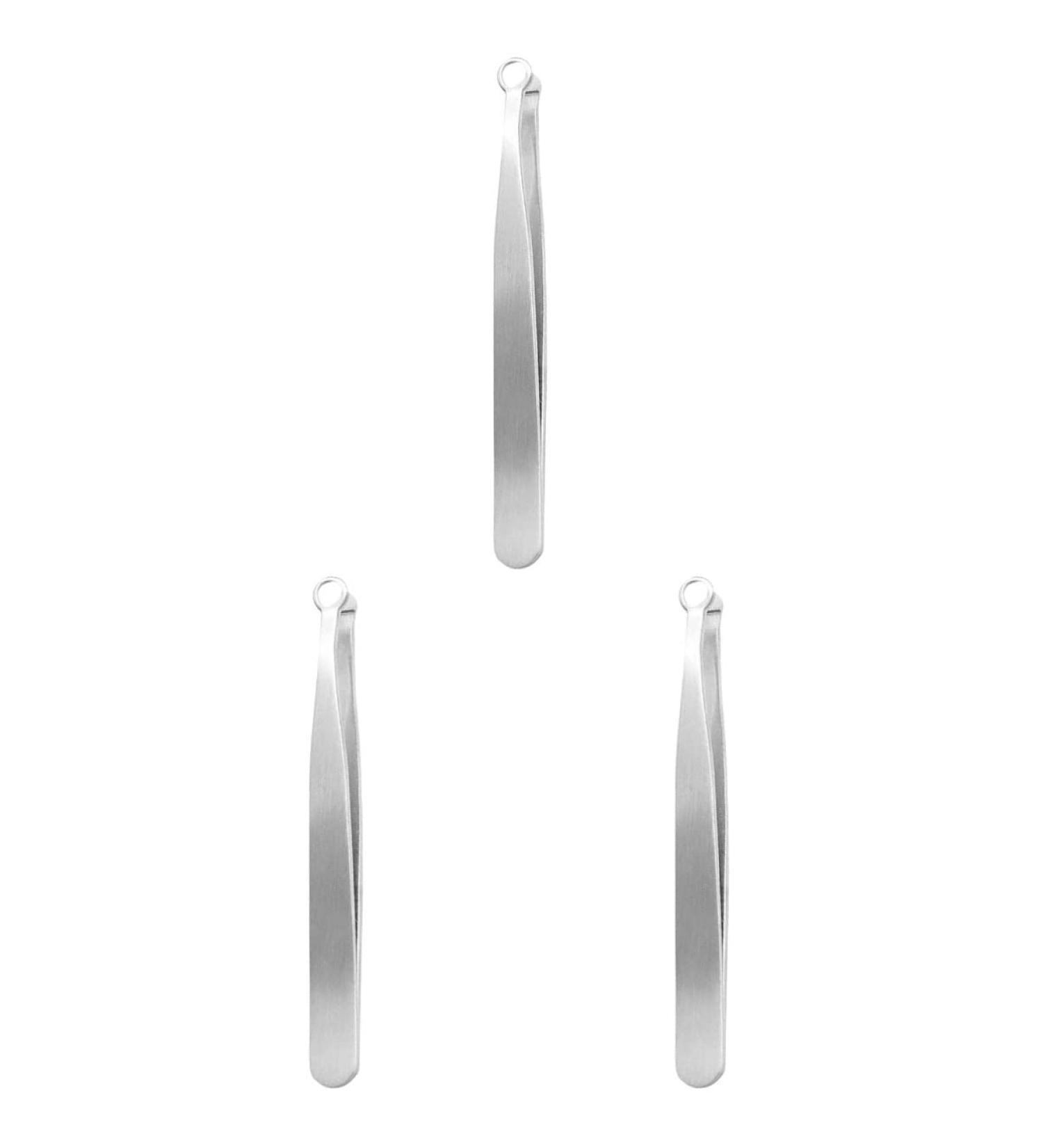 Ultechnovo 3-in-1 Stainless Steel Tweezers & Scissors - Eyebrow Nose Hair Trimmers & Hair Clip for Men - Buy Online on GoSupps.com