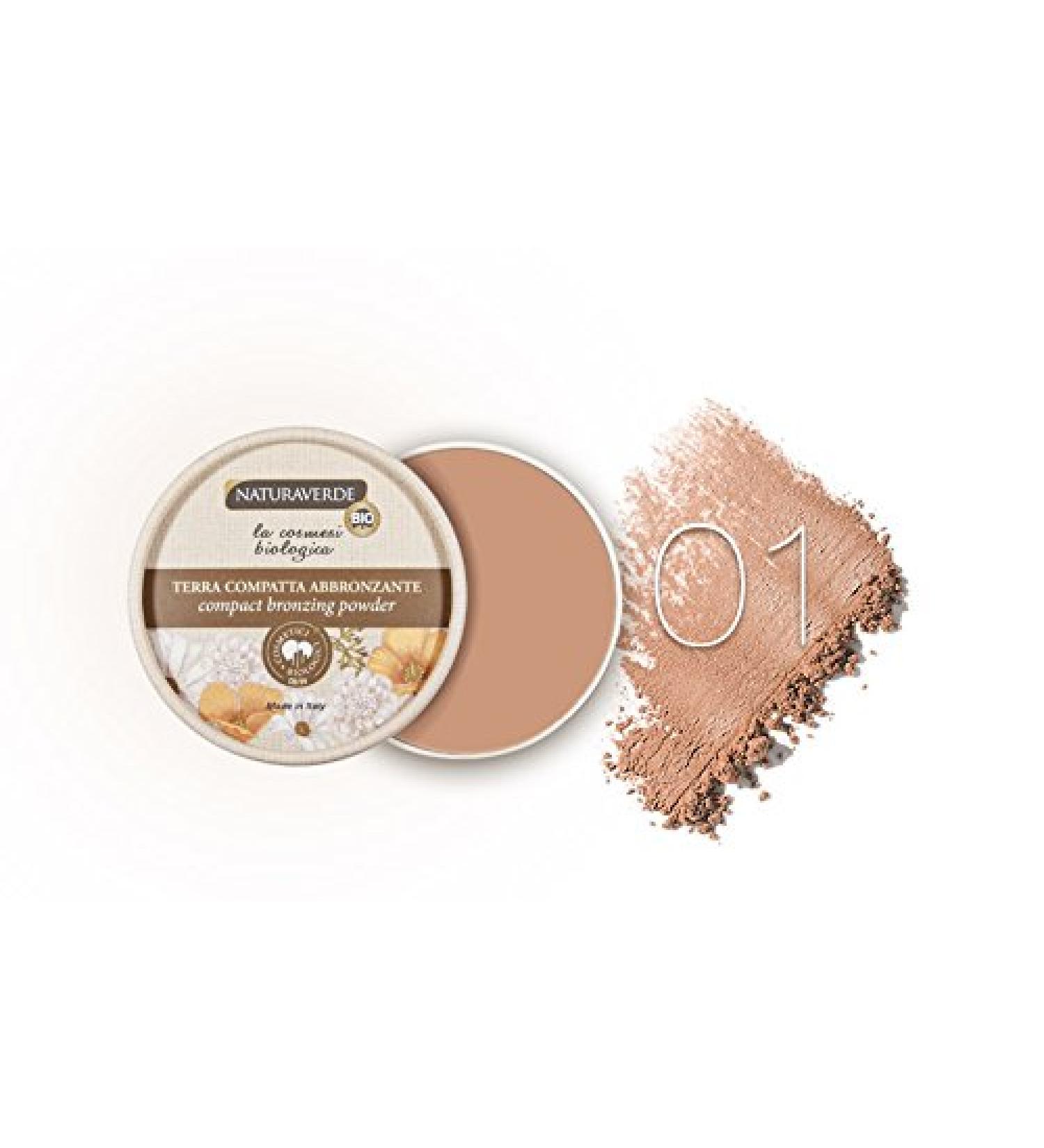 Natura Verde NV BIO TERRE COMPACTE BRONZANT N 1 CLAIR 10 GR