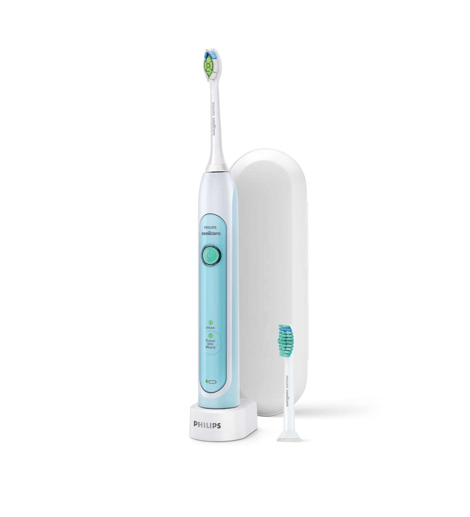 Philips Sonicare HX6712/66 HealthyWhite Rechargeable Electric Toothbrush with 2 Brushing Modes | Quadpacer & Smartimer
