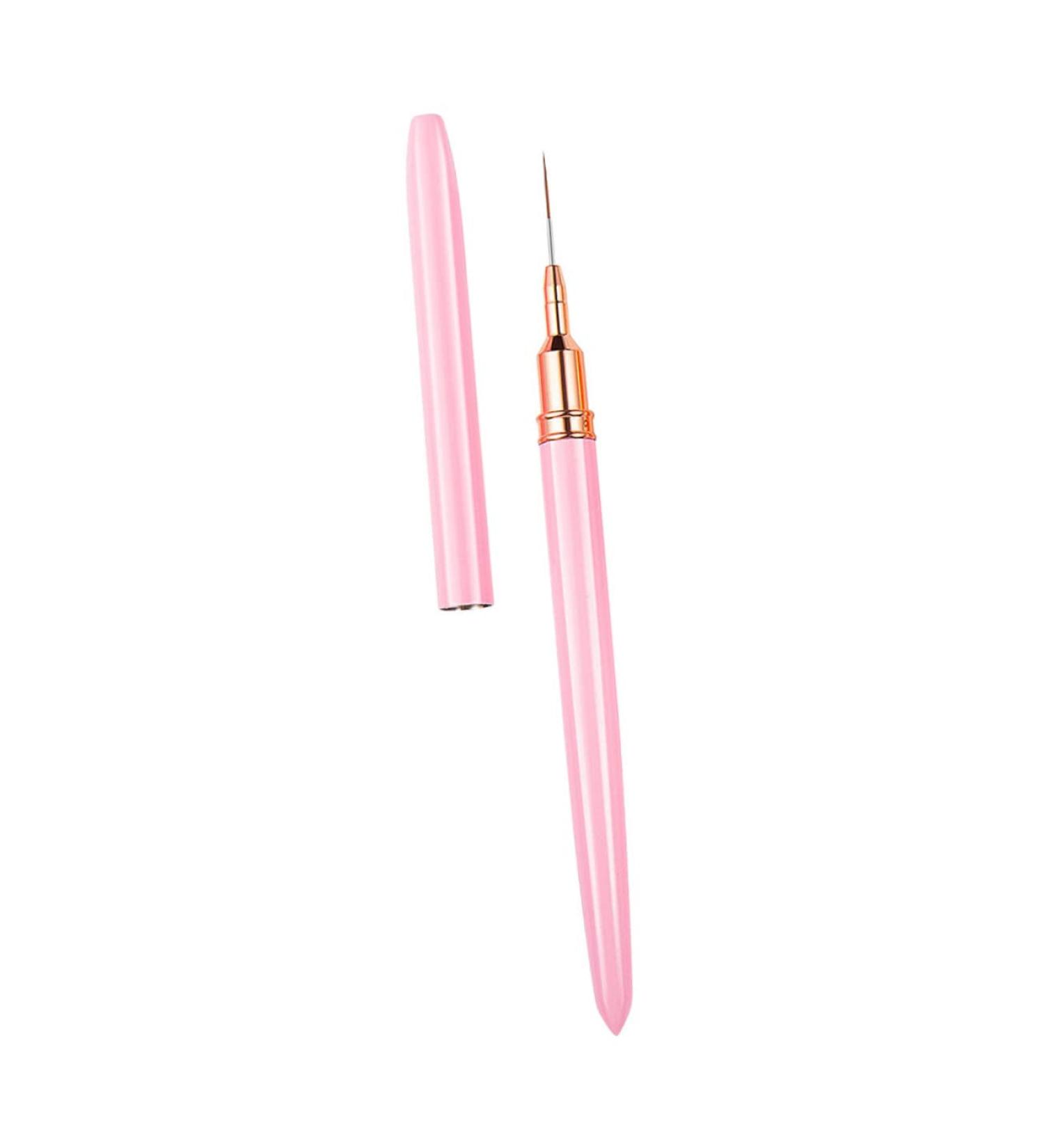 FRCOLOR Drawing Pen for Nail Art Nail Art Tool Nail Tools Gel for Nails Nail Pens for Nail Art Dotting Tools for Nails Pen for Dotting Nails Nail Brush 17.9x1cm Pink (pink 2) - Buy Online on GoSupps.com