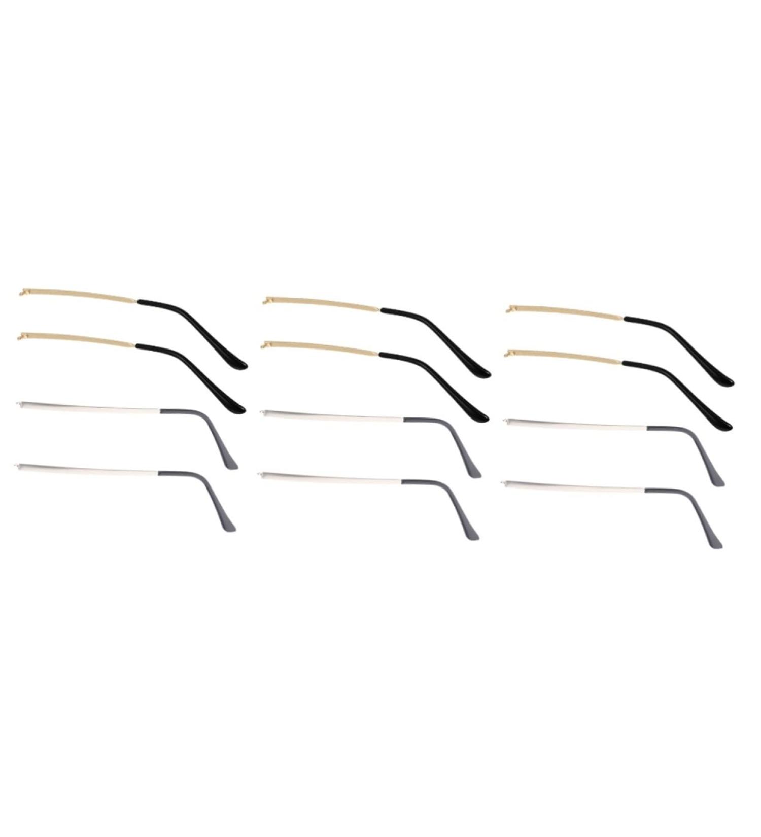 Lurrose 6 Pairs Glasses Legs Replacement | Screwdriver Arm & Brass Brackets | Sunglasses Temple for Men & Women - 3 Colors - Durable & Compatible - Buy Online on GoSupps.com