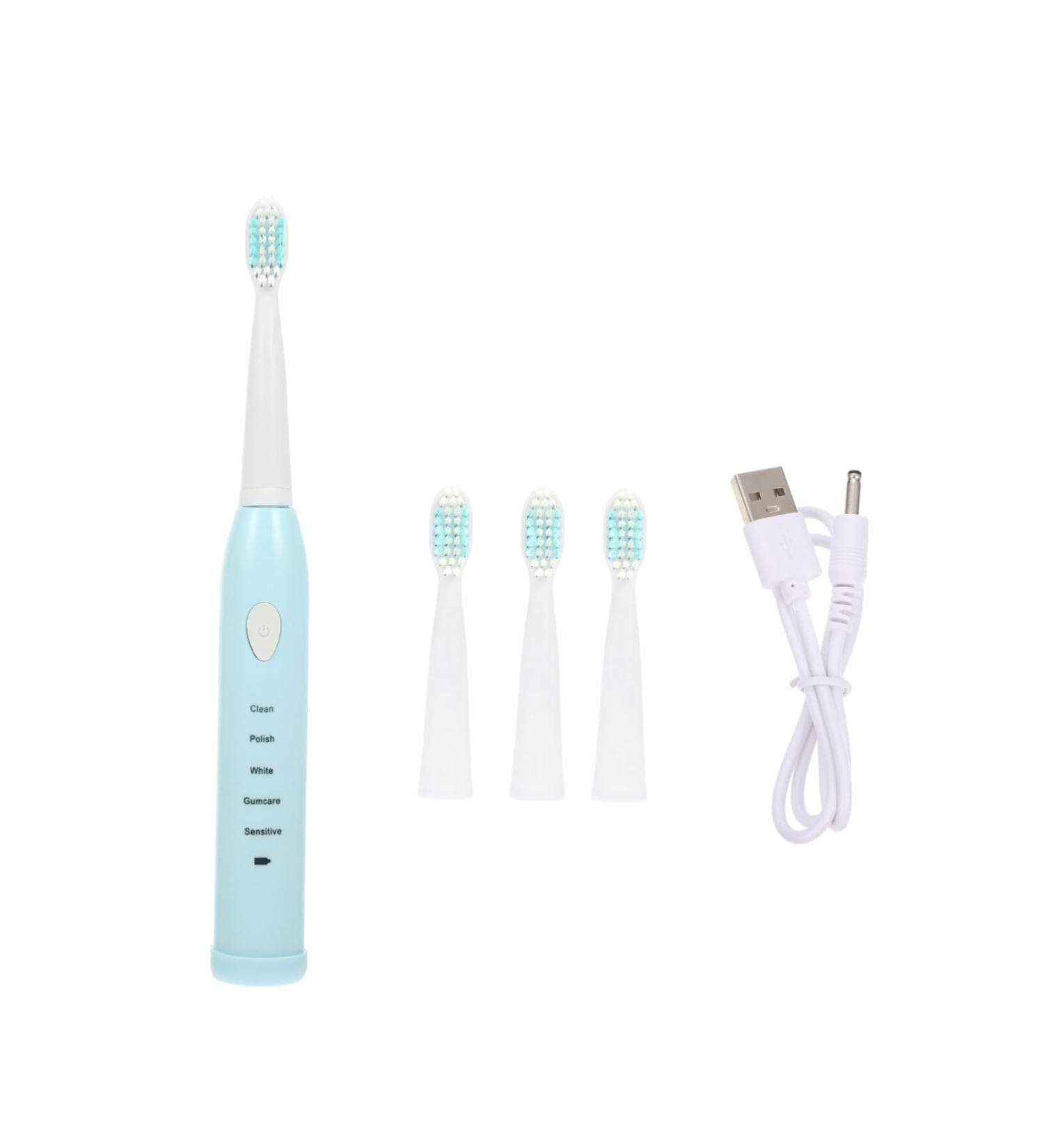 Buy Hoement Children's Electric Toothbrush Set - Automatic Waterproof Eco-Friendly - Perfect for Kids' Oral Care - Blue Color - Buy Online on GoSupps.com
