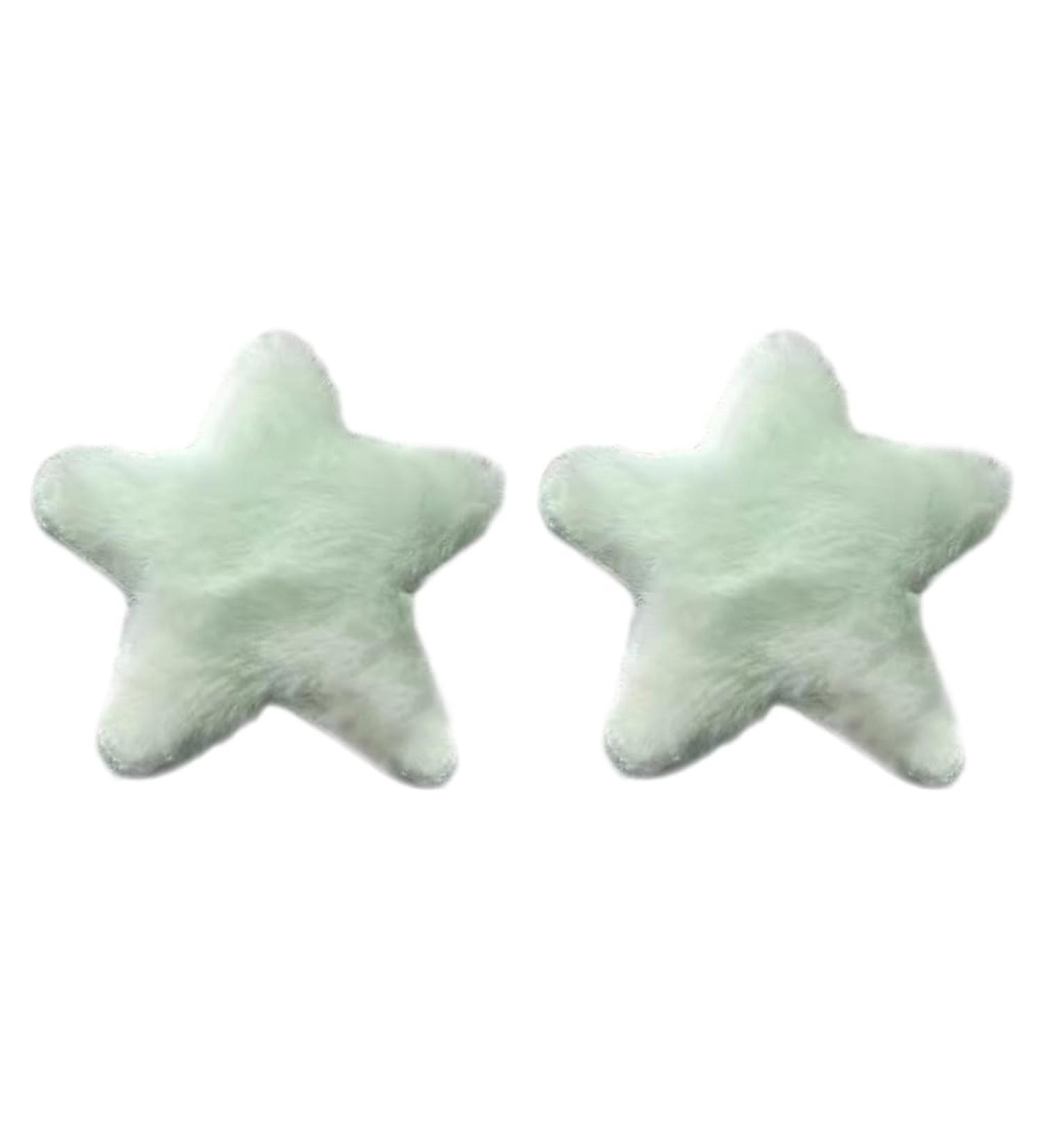 PLCPDM Hair Clip Star Yellow Bangs Clip s Duckbill Clip Headdress Hair Accessories Furry Hairpin Green - Buy Online on GoSupps.com