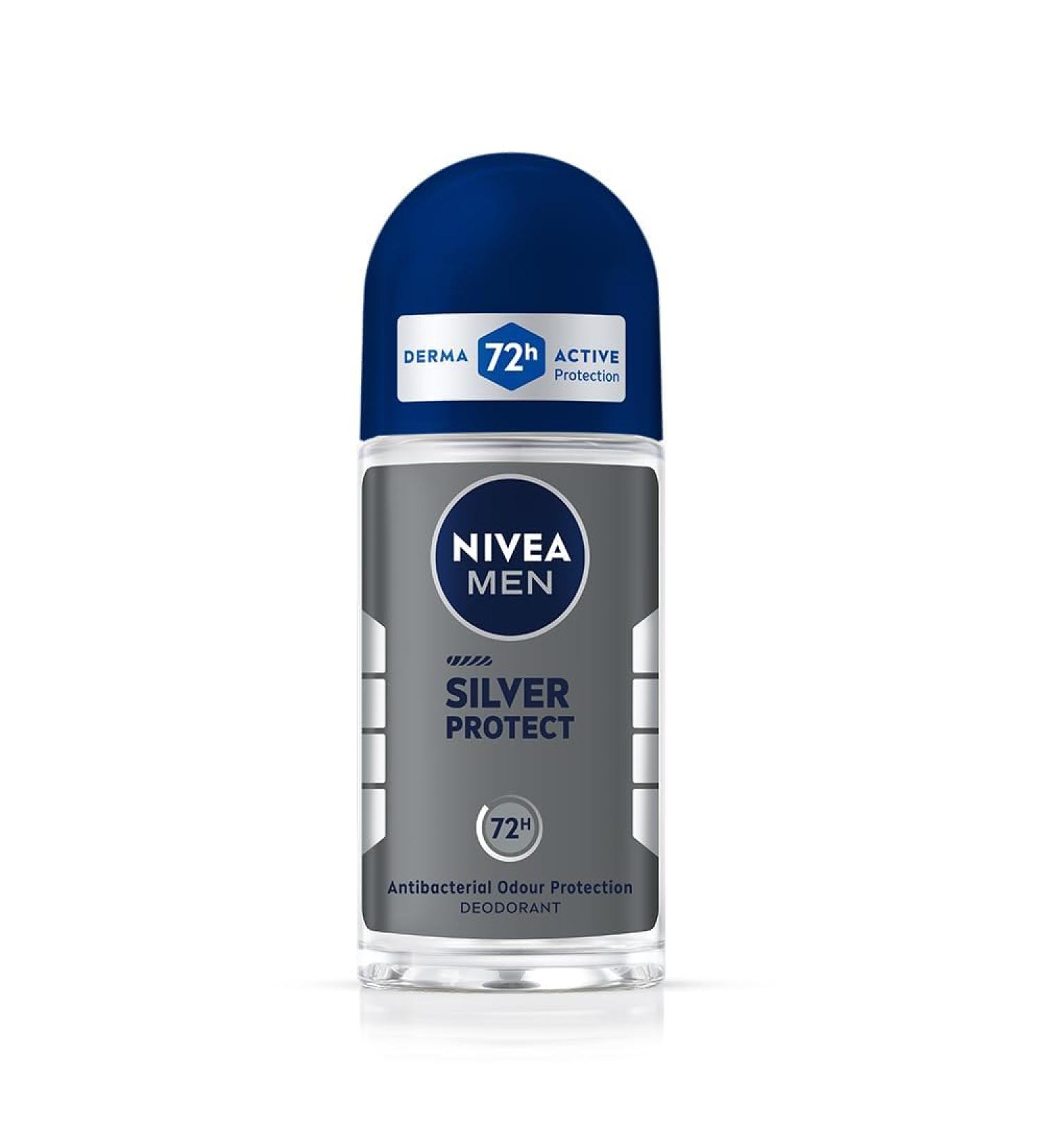  NIVEA NIVEA Silver Protect Roll-On Antiperspirant 50ml - Buy Online on GoSupps.com