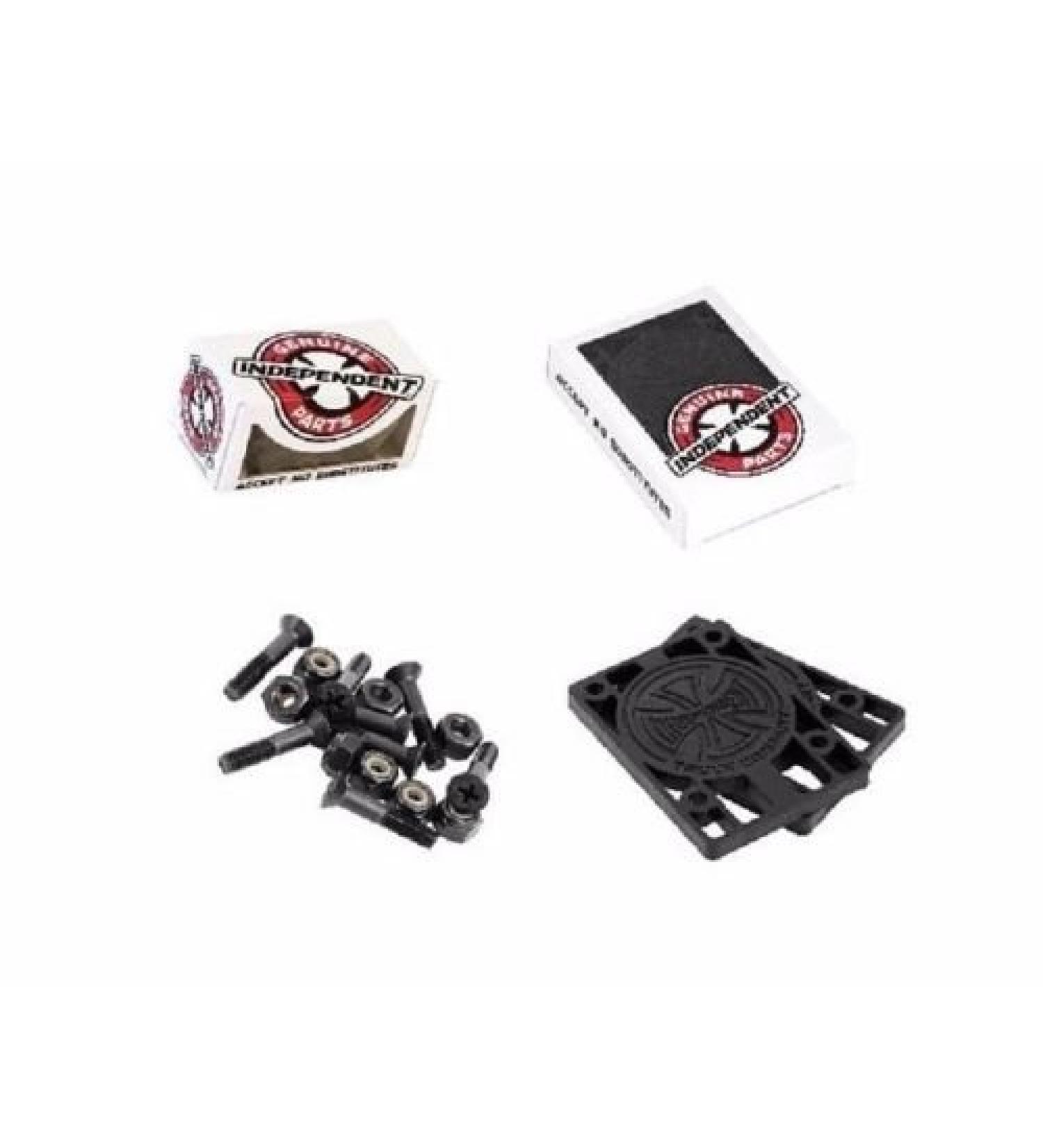 INDEPENDENT Skateboard Truck PHILLIPS 1 1/4" Hardware and 1/4" Riser Pad