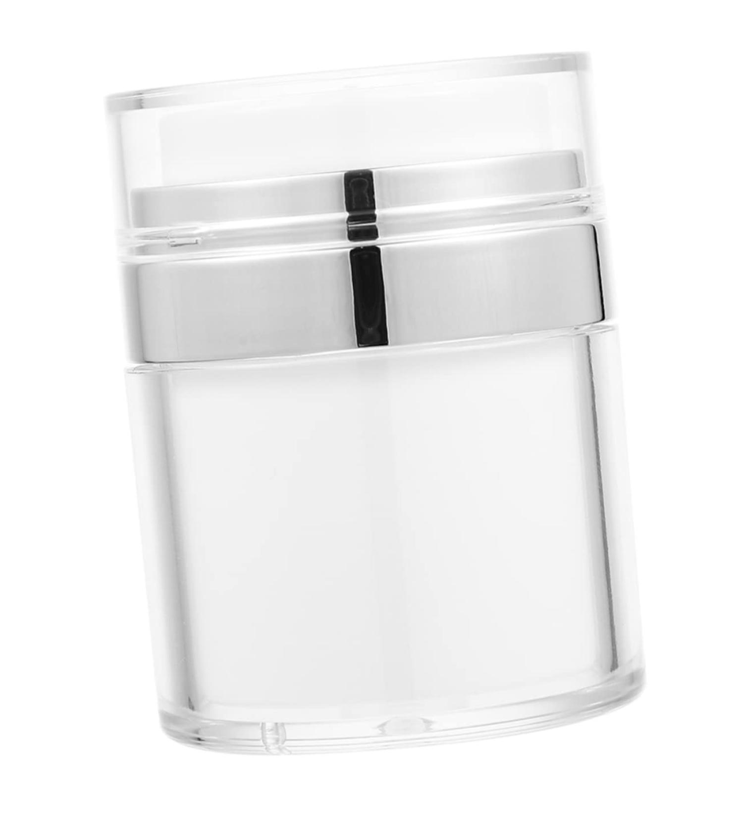 Beavorty Cream bottle empty cream containers lip scrub containers with lids body butter jars 4oz glass jars with lids 4oz containers with lids makeup jar with pump Acrylic travel makeup box - Buy Online on GoSupps.com