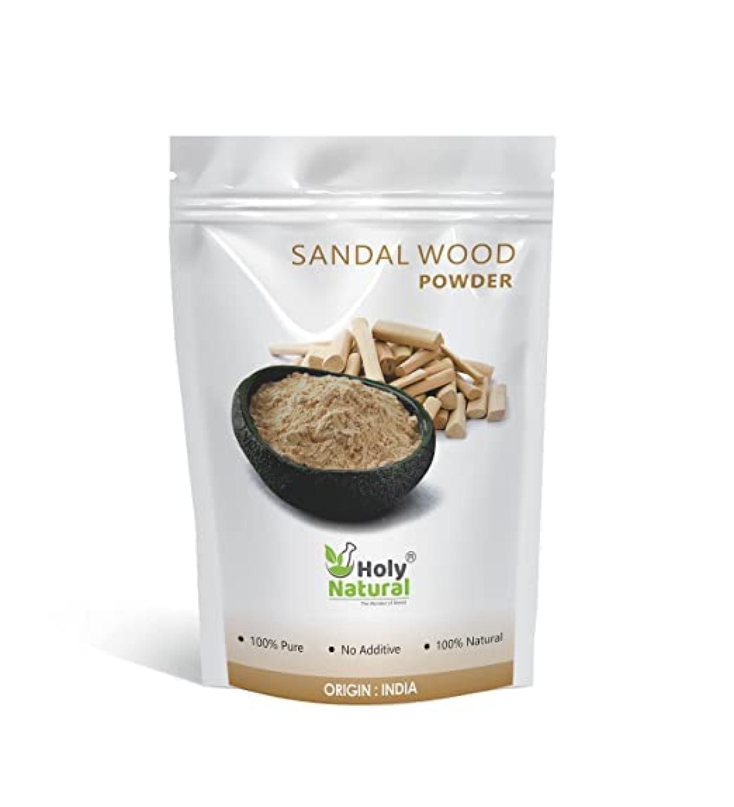 Drect Holy Natural - The Wonder of World Sandalwood Powder for Face (50gm) - Buy Online on GoSupps.com