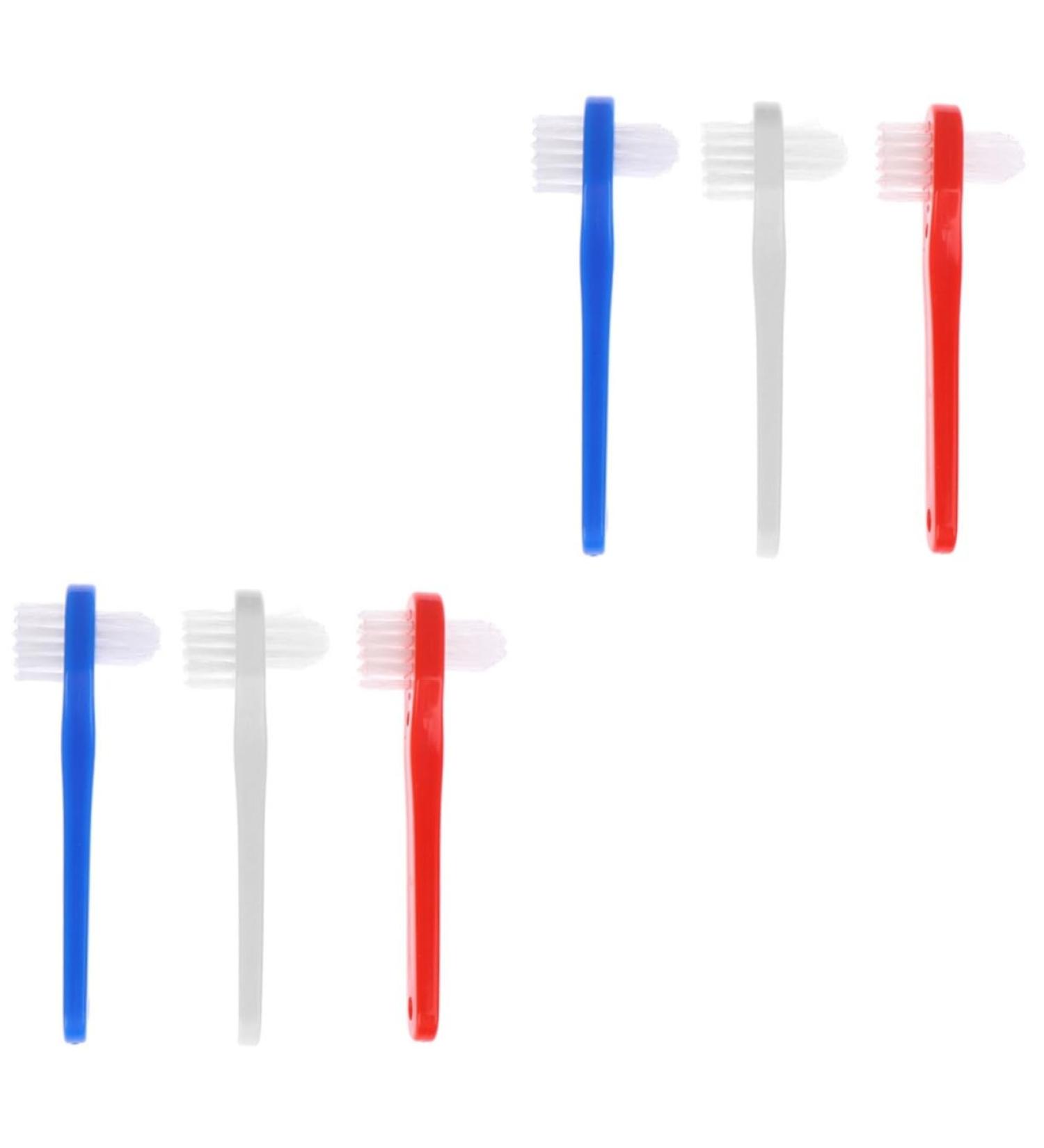 Buy Healvian 6 STK Toothbrush Prosthesis Cleaning Brushes - Portable Tools for False Teeth & Denture Care - Buy Online on GoSupps.com
