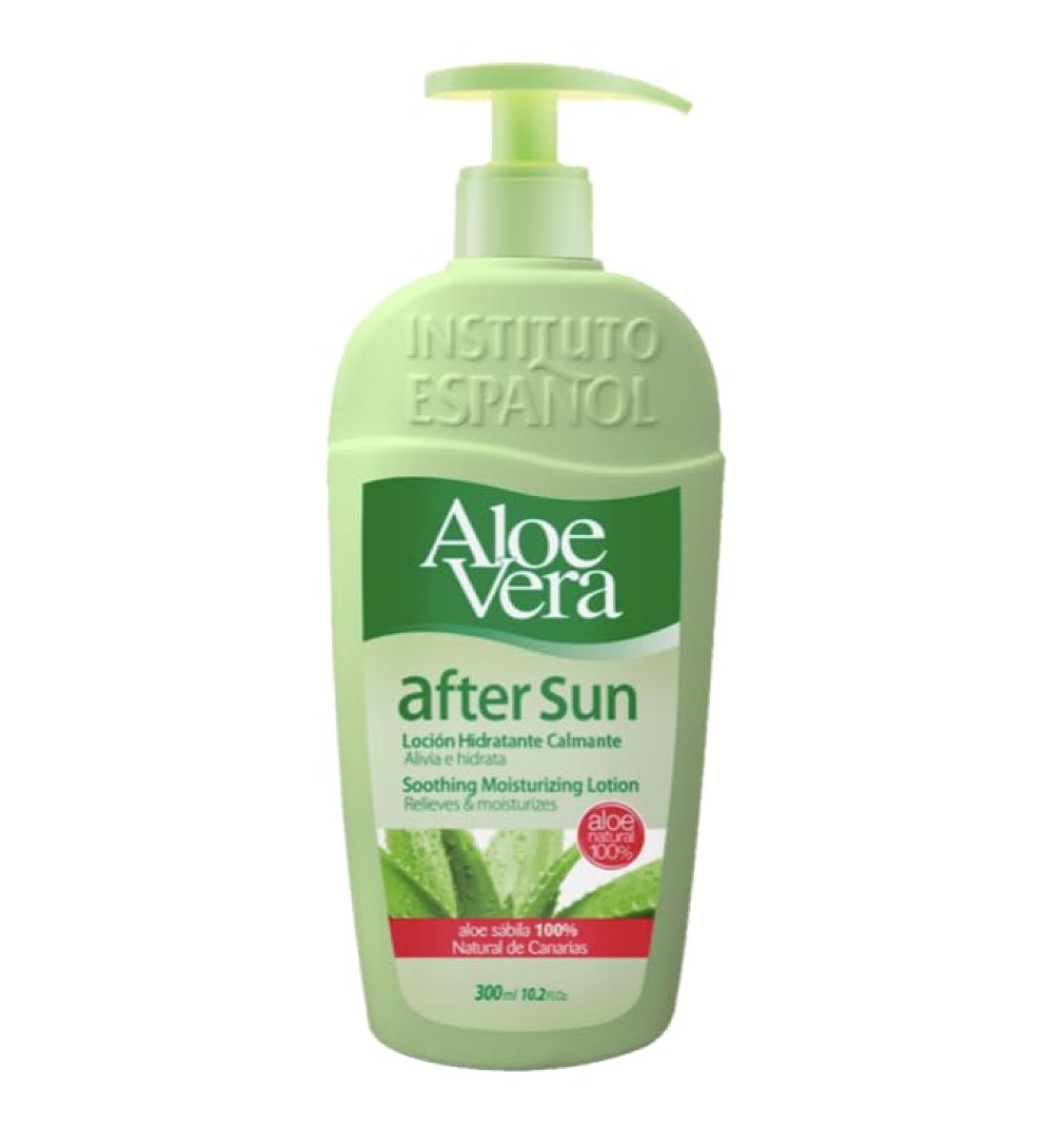 Instituto Espanol Spanish Aloe Vera After Sun Lotion 300 ml - Buy Online on GoSupps.com