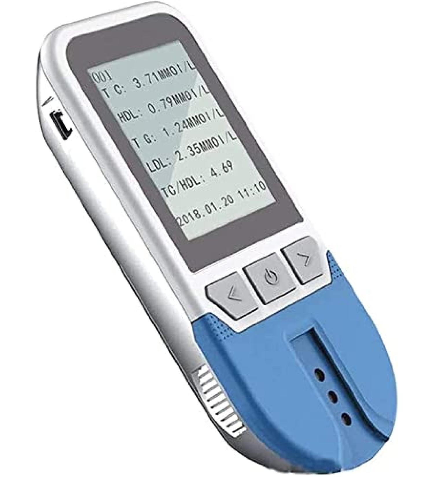 Multifunction Lipid Monitor Meter kit 5 in 1 CHDL LOL HDL and Total Cholesterol Tester with 10 Test Strips Multiple Sets of Memory Values Quick Results. - Buy Online on GoSupps.com