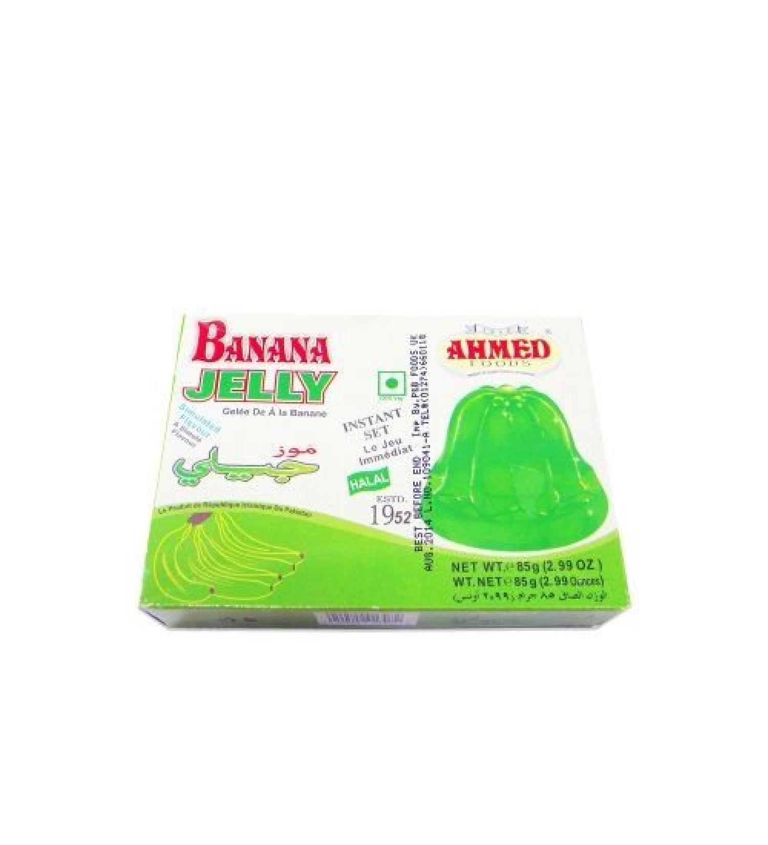 Ahmed Banana Jelly (Vegetarian) - 85g x 3