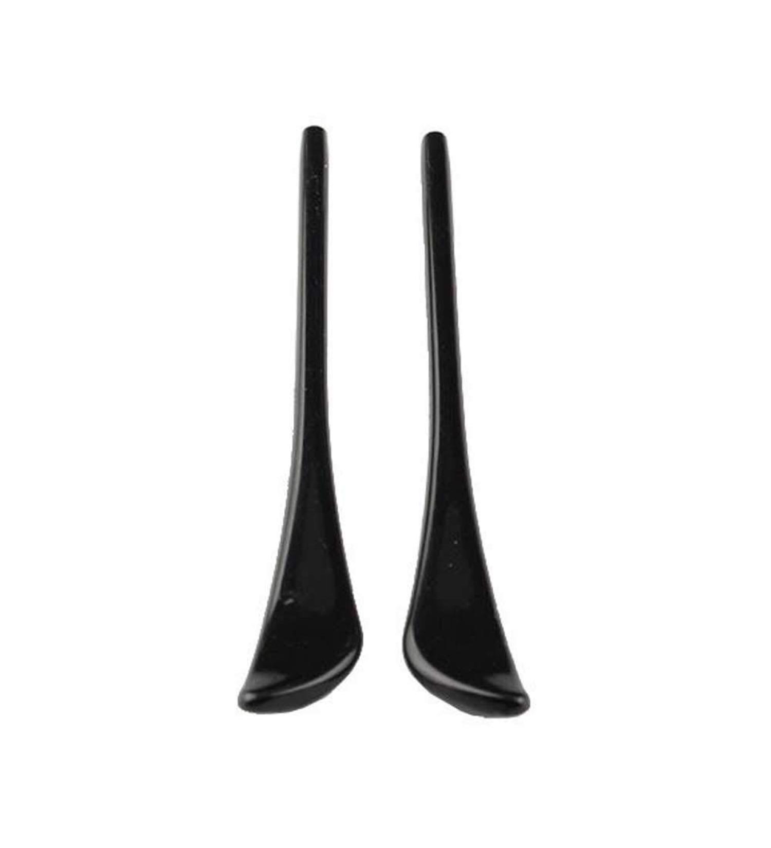 VekkEr Eyewear Leg - 2 Pairs Eyeglass End Tips Replacement Ear Plugs for Thin Metal Frames - Black Eyeglass Accessories - Buy Online on GoSupps.com