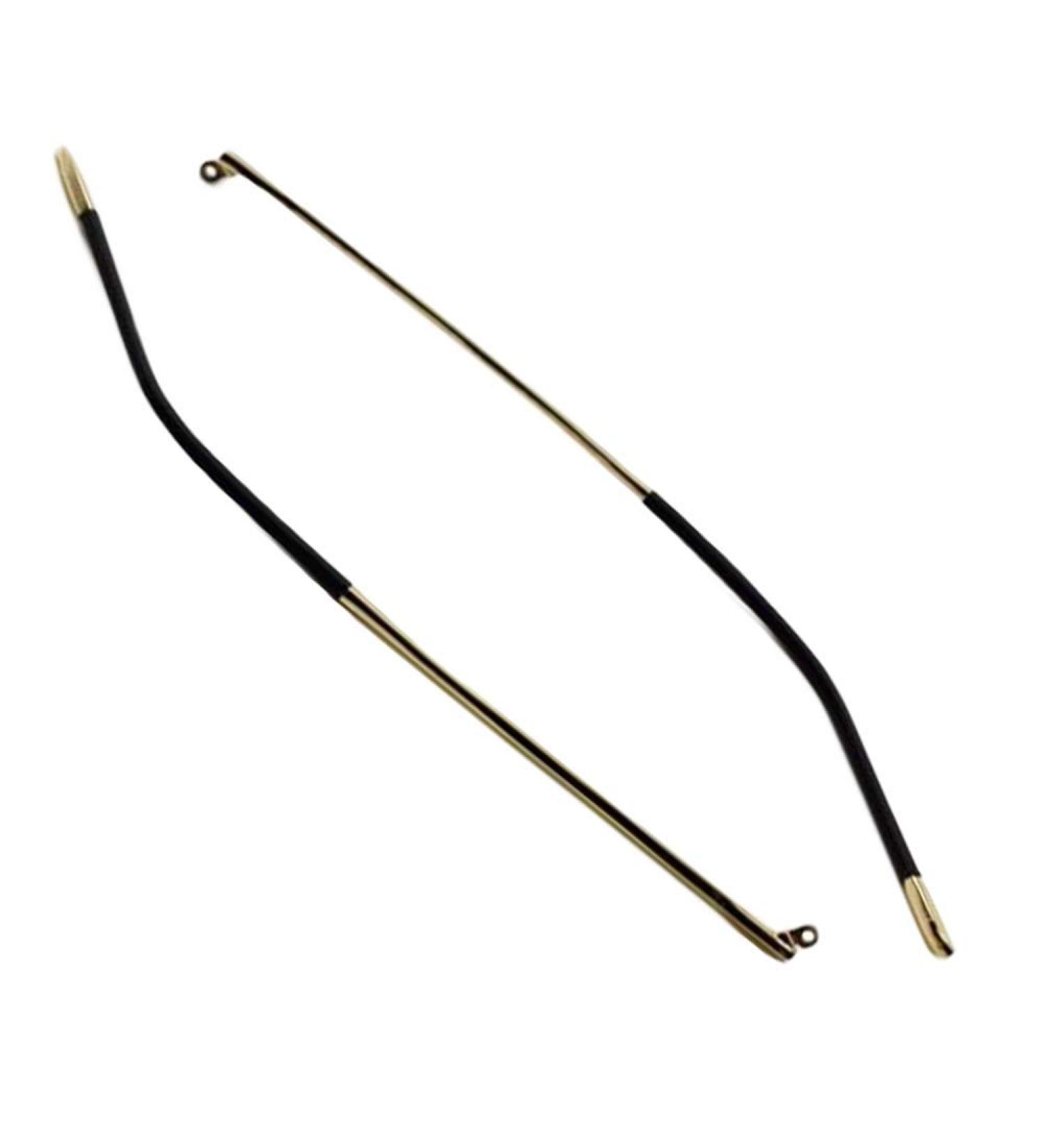 Munani glasses arm leg glasses substitute arm of glasses glasses spectacle replacement accessories 1 pair of vintage metal frame computing iron for glasses gold