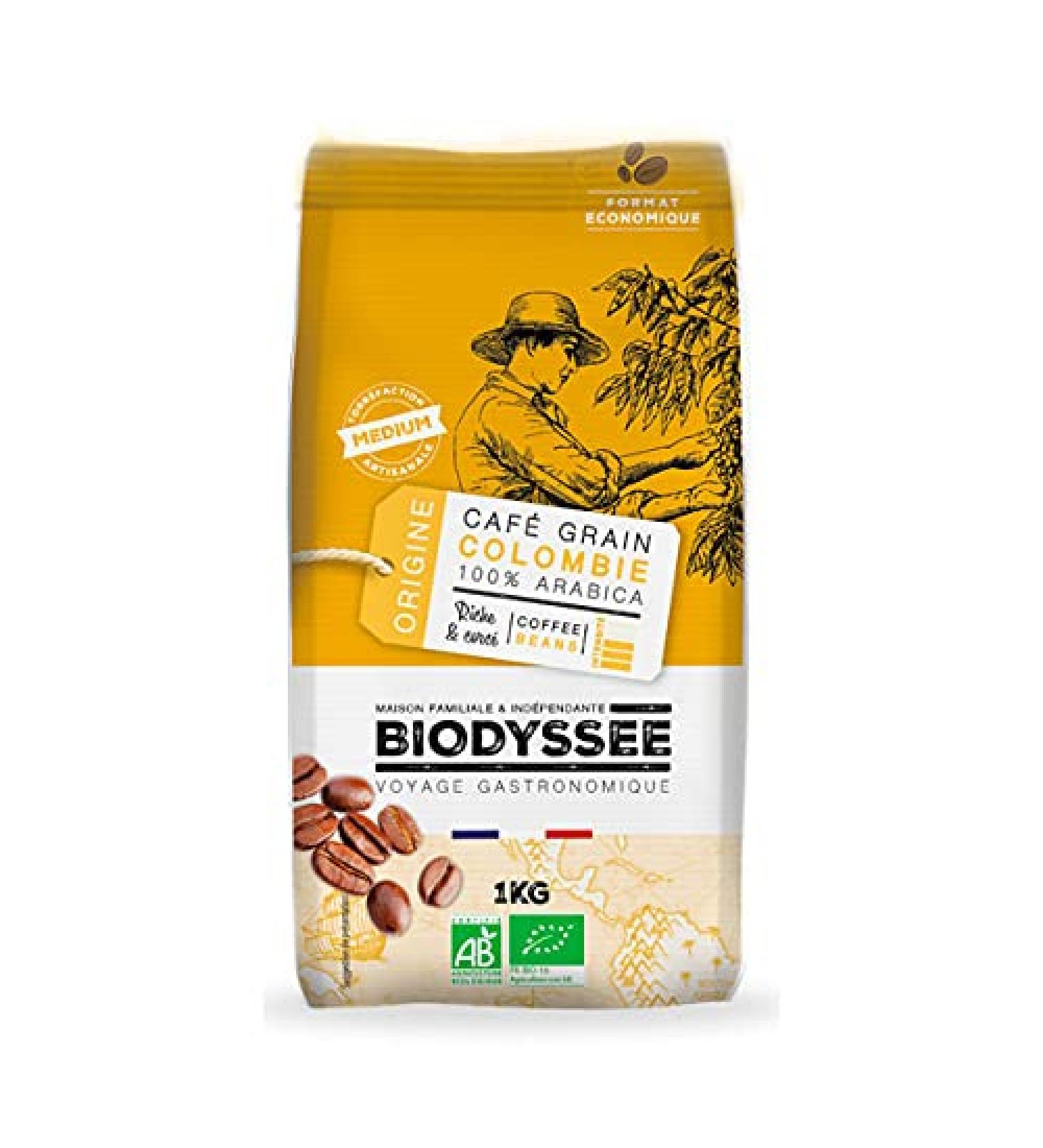 Biodyss e - 100% Arabica Coffee Beans From Colombia - Rich & Full-bodied 1Kg - Unit - Buy Online on GoSupps.com