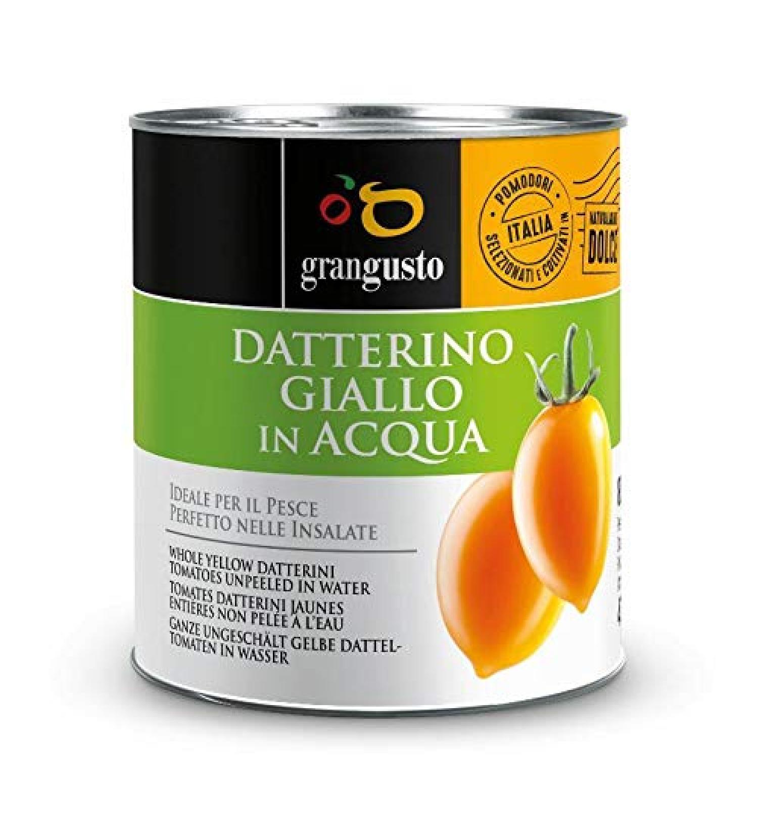 Grangusto Gele Datterini in Water 800 gr
