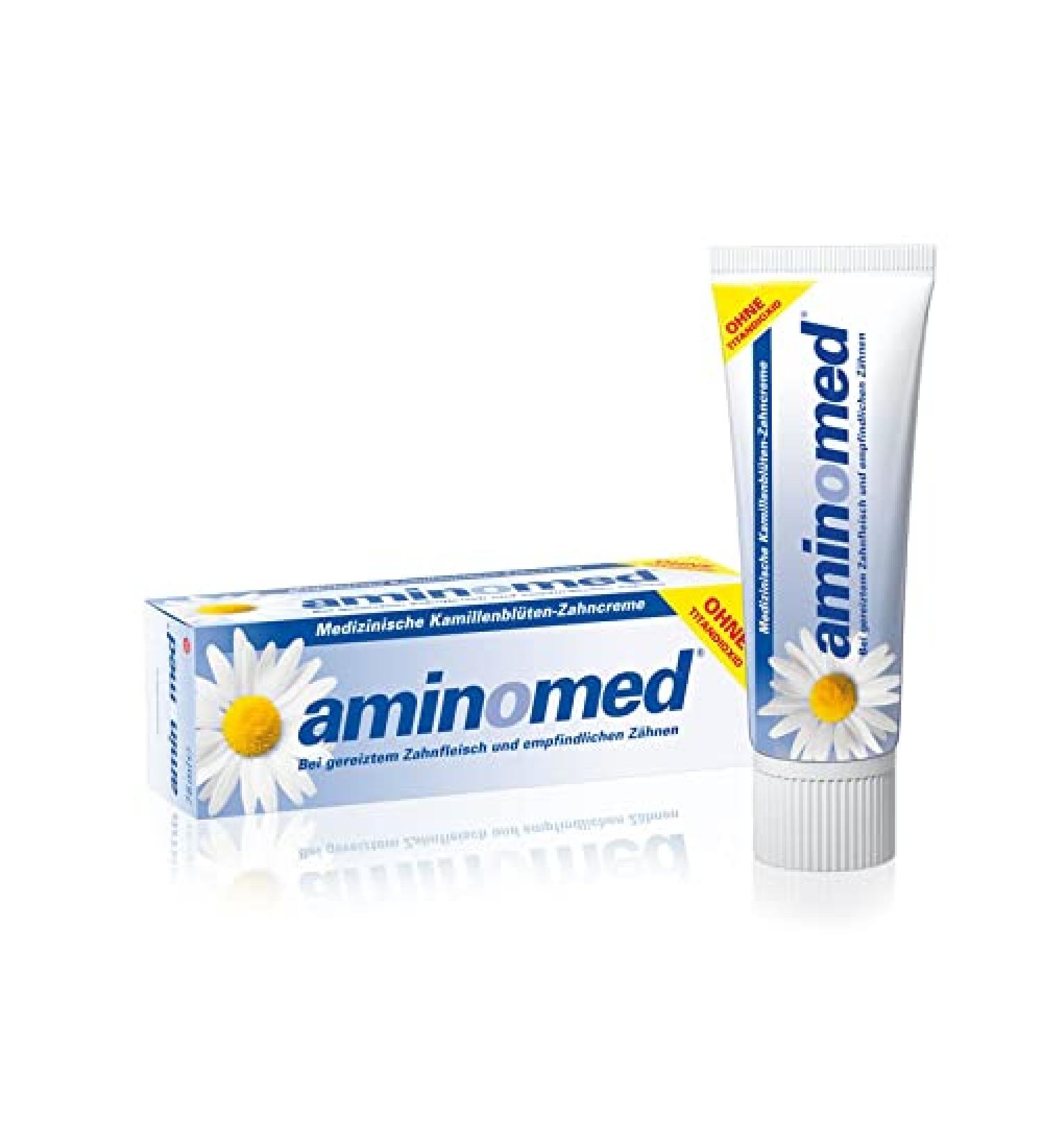 Aminomed toothpaste 75ml 3 pack (3x 75ml tube)