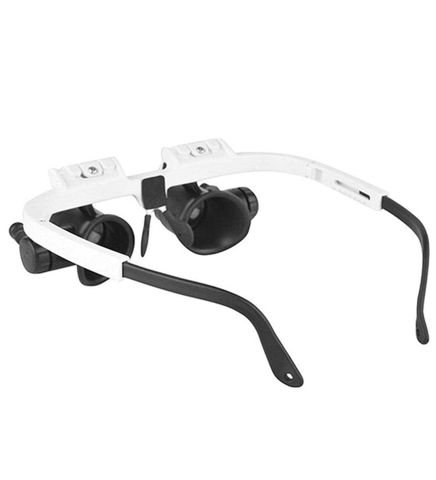 8X/15X/23X Binocular Head Wearing LED Magnifier Telescopic Repair Maintenance Inspection Double Glasses for Reading - Buy Online on GoSupps.com