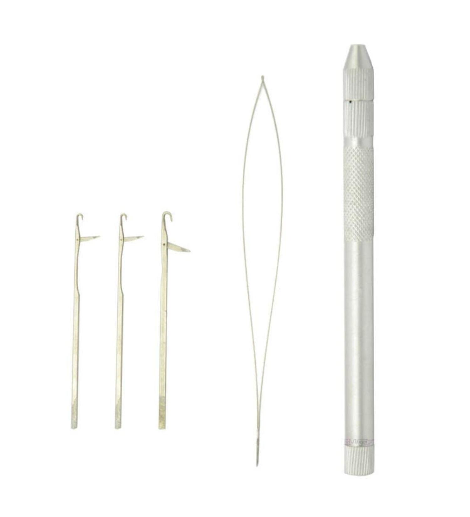 B Baosity Hair Extension Microring Strands Needle & Loop Hook Set - Best Tools for Seamless Hair Extensions - Buy Online on GoSupps.com