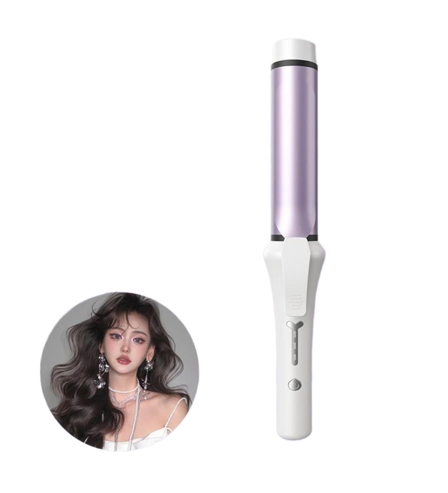 Stone Ceramics 1.58 Inch Wand Curling Iron - Large Barrel No Damage 20M Negative Ions for Beautiful Waves | International Shipping Available - Buy Online on GoSupps.com