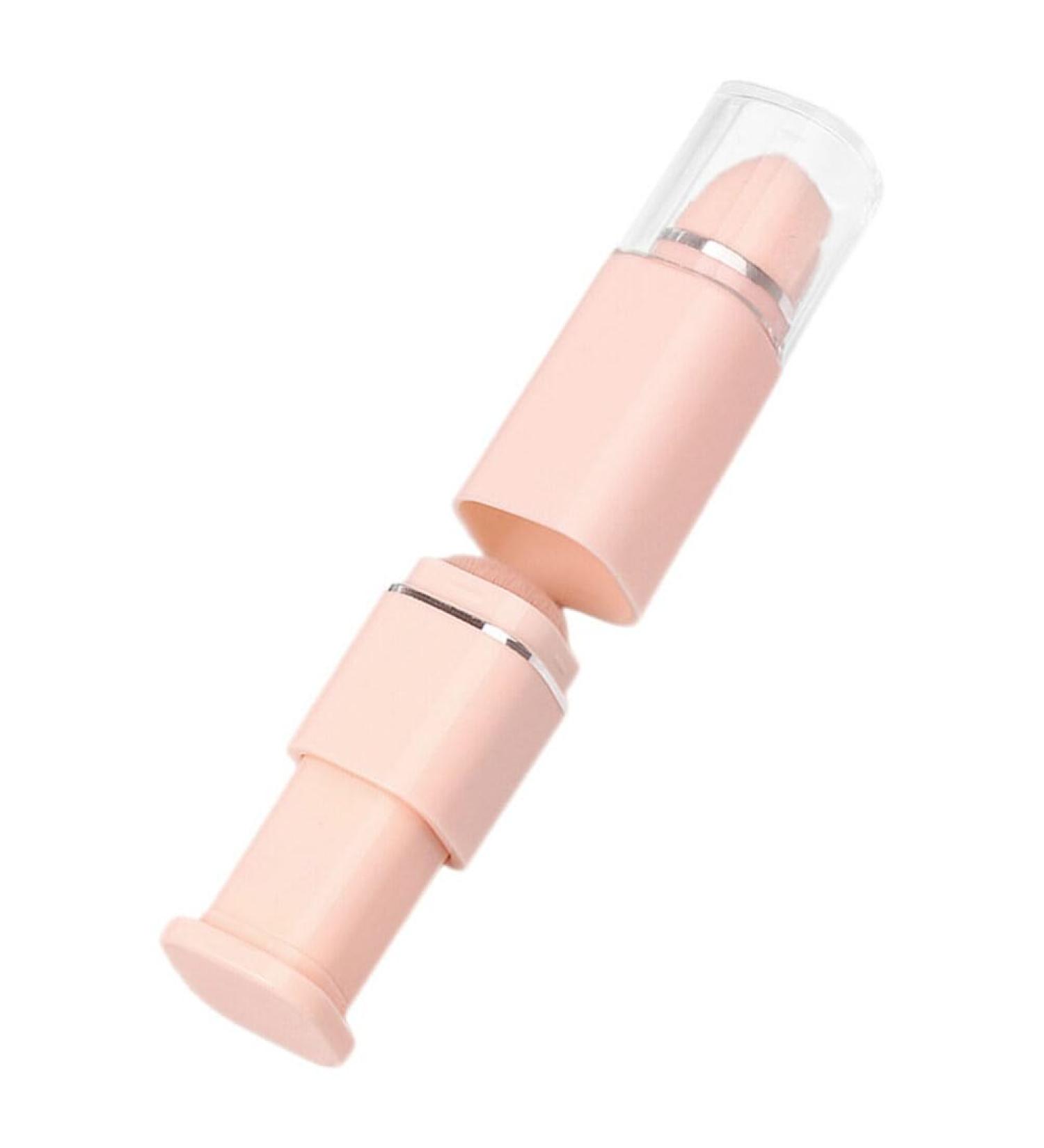 PATKAW Retractable Makeup Brush 2 in 1 Portable Blush Powder Brush Loose Powder Brush Makeup Sponge Foundation Blending Bristle for Cosmetics Supply - Buy Online on GoSupps.com