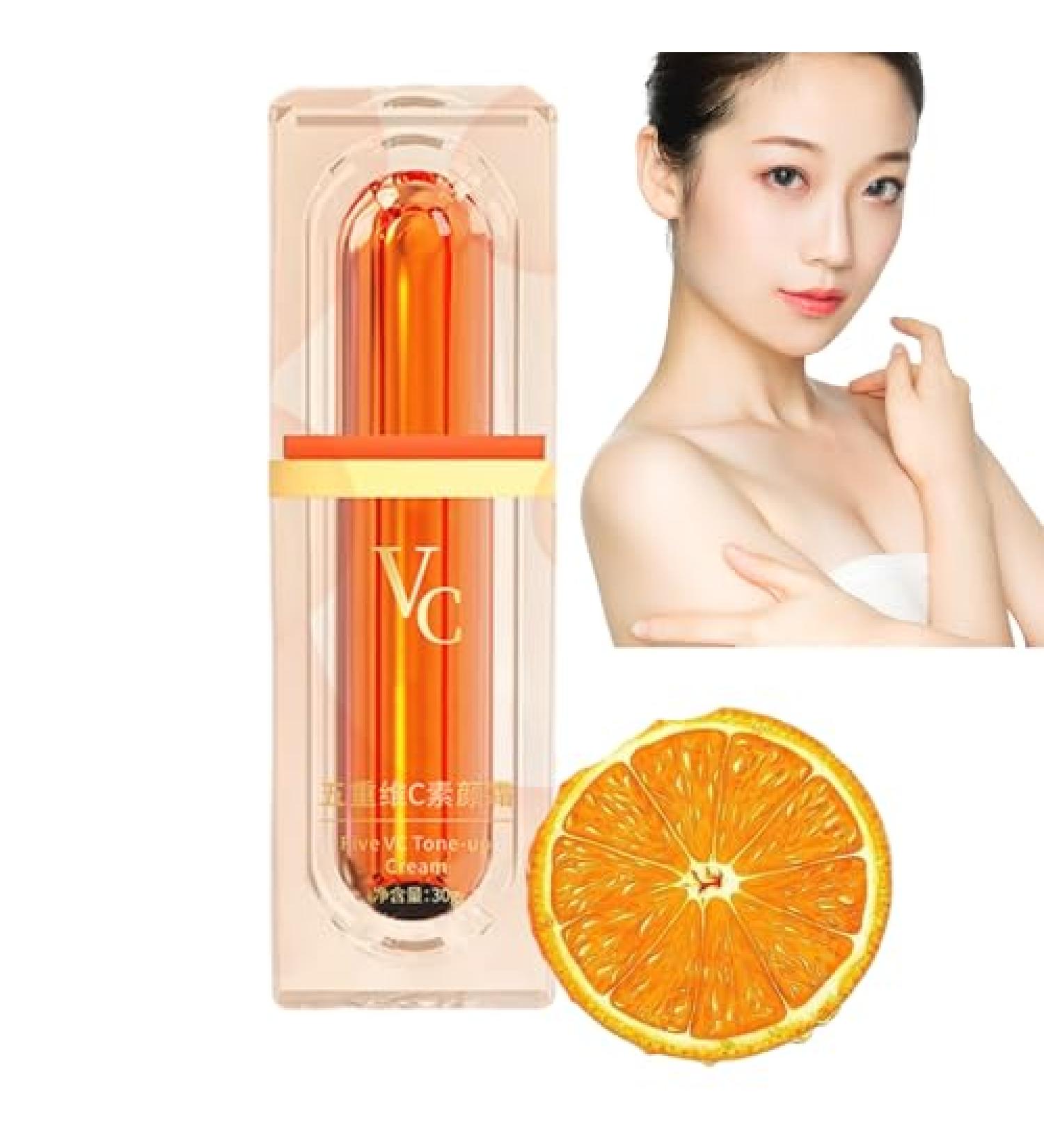 Five Vitamin C Tone-Up Cream Five Vitamin C Natural Makeup Cream Tone Up Cream Vitamin C Cream Hydrating Beauty Face Cream Vitamin C Moisturizing Tone-Up Cream For All Skin Type Face Serum (1pc) - Buy Online on GoSupps.com