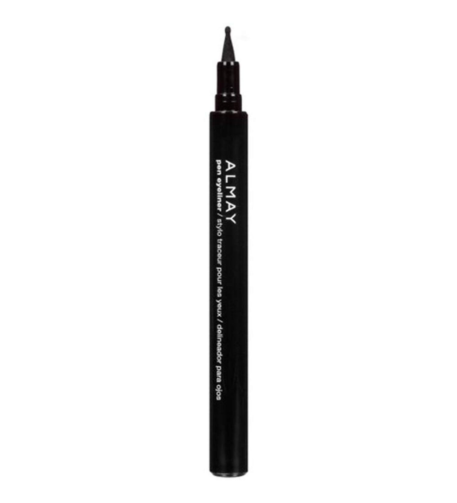 Almay Pen Eyeliner Eye Liner Ball Point Tip 208 Black (Pack of 2)
