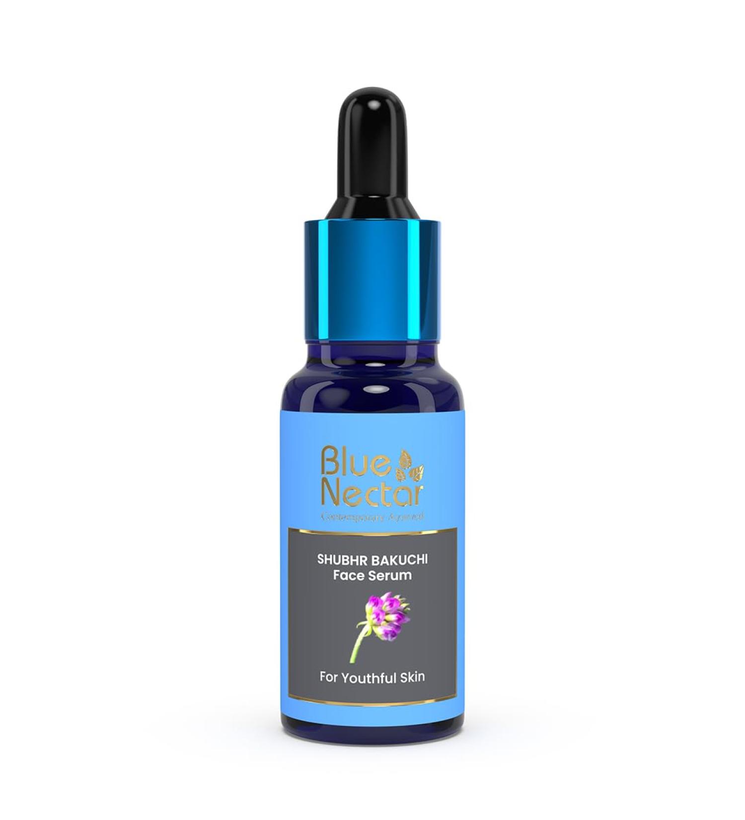Blue Nectar Bakuchiol Anti-Aging Serum | Plant-Based Retinol Alternative for Fine Lines Wrinkles & Dark Circles - Oil Free Face Moisturizer (1 Fl Oz - Buy Online on GoSupps.com