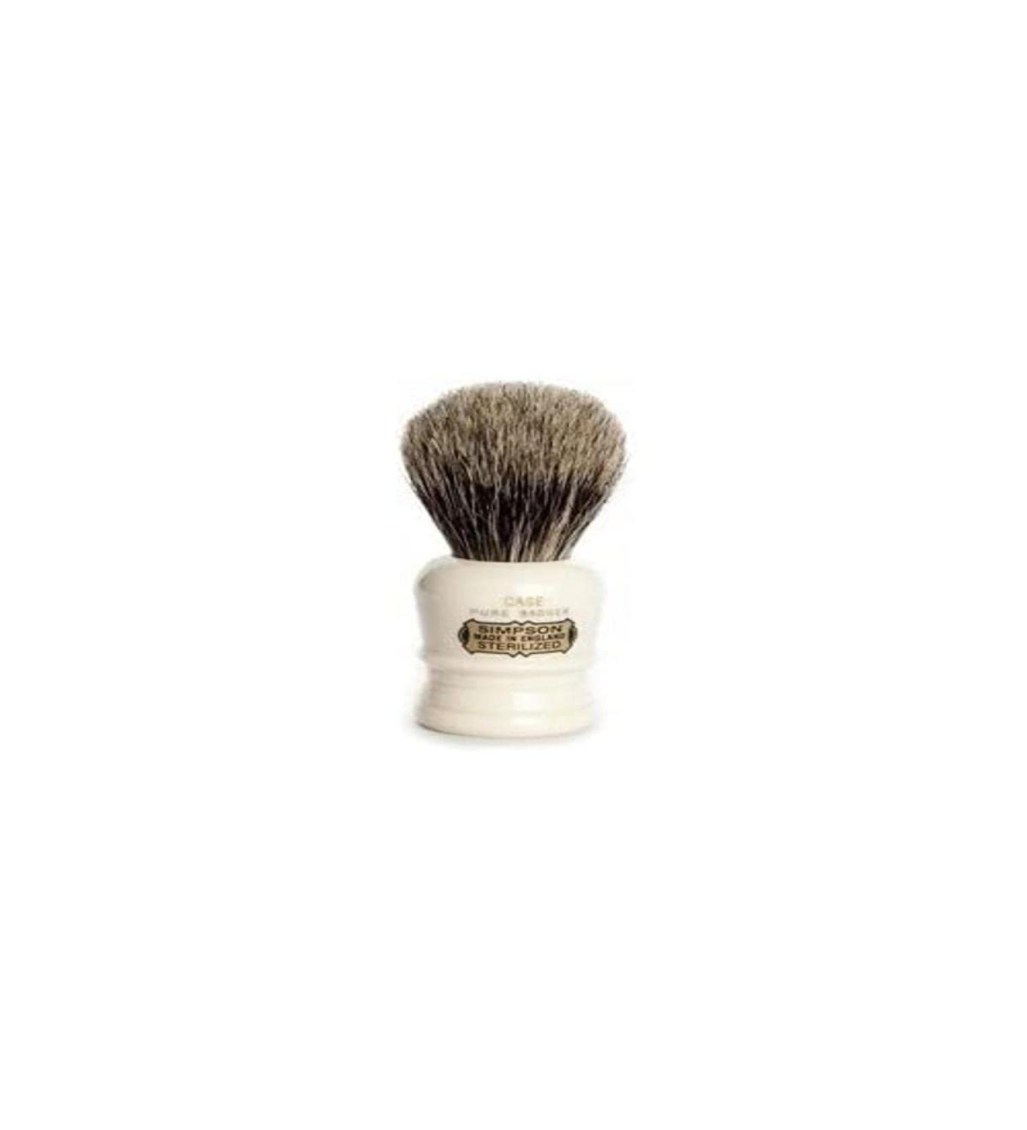 Simpsons Shaving Brushes Shaving Brush Badger Hair Simpsons Case C1 Pure Badger Single Colour Standard