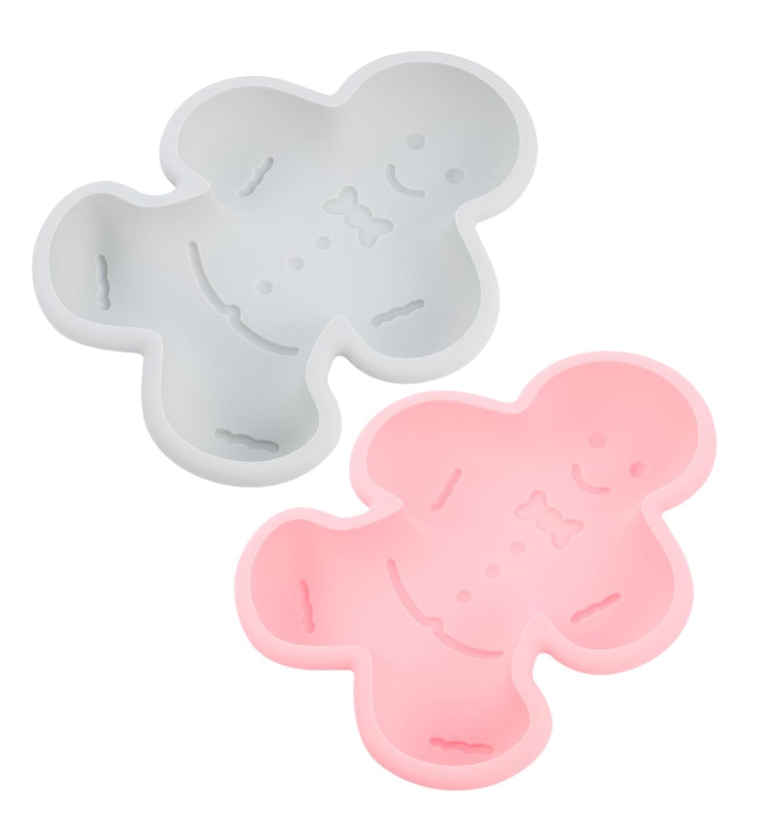 PLAFOPE 2pcs Silicone Mold Candle Molds Roasting Pan Chocolate Molds DIY Mold Cake Mold Soap Baking Supplies - Buy Online on GoSupps.com