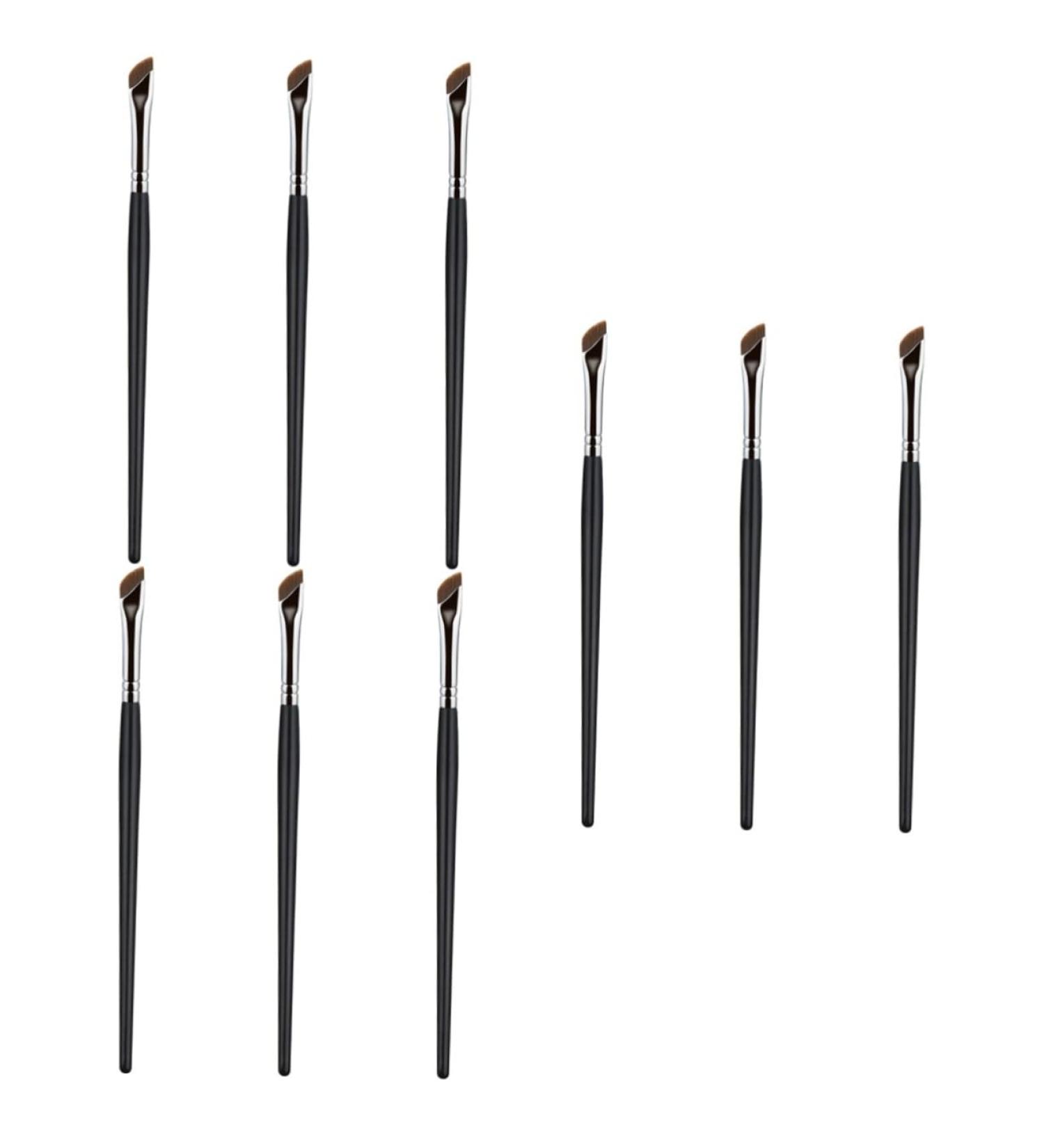 DOITOOL 9 Pcs Eyebrow Brush Makeup Brush Eyeliner Pencil Angled Eyebrow Eye Liner Brush Eye Gel Flat Head - Buy Online on GoSupps.com