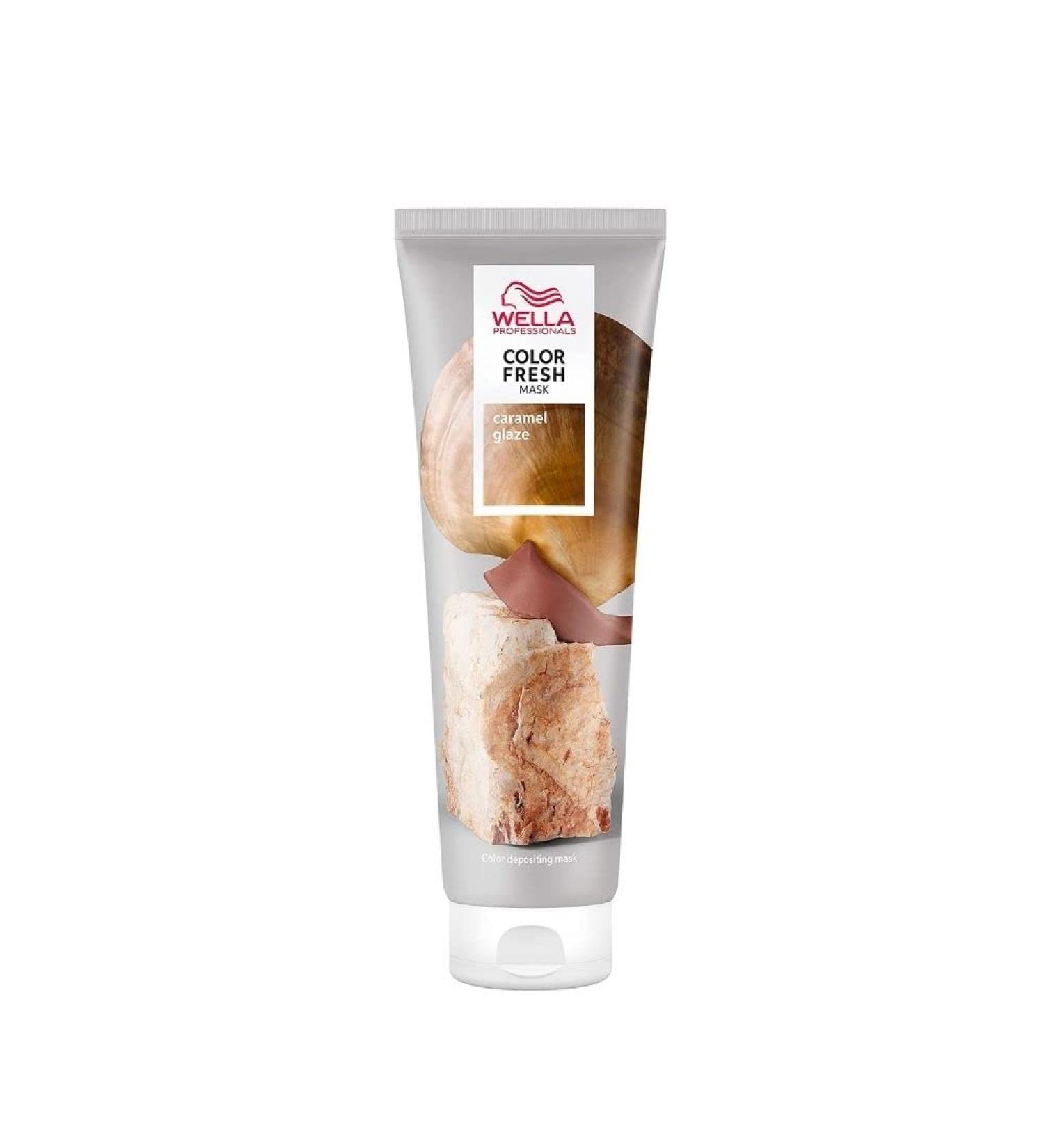 WELLA 3 x Wella Professionals Color Fresh Semi-Permanent Hair Mask 150ml - Caramel Glaze - Buy Online on GoSupps.com