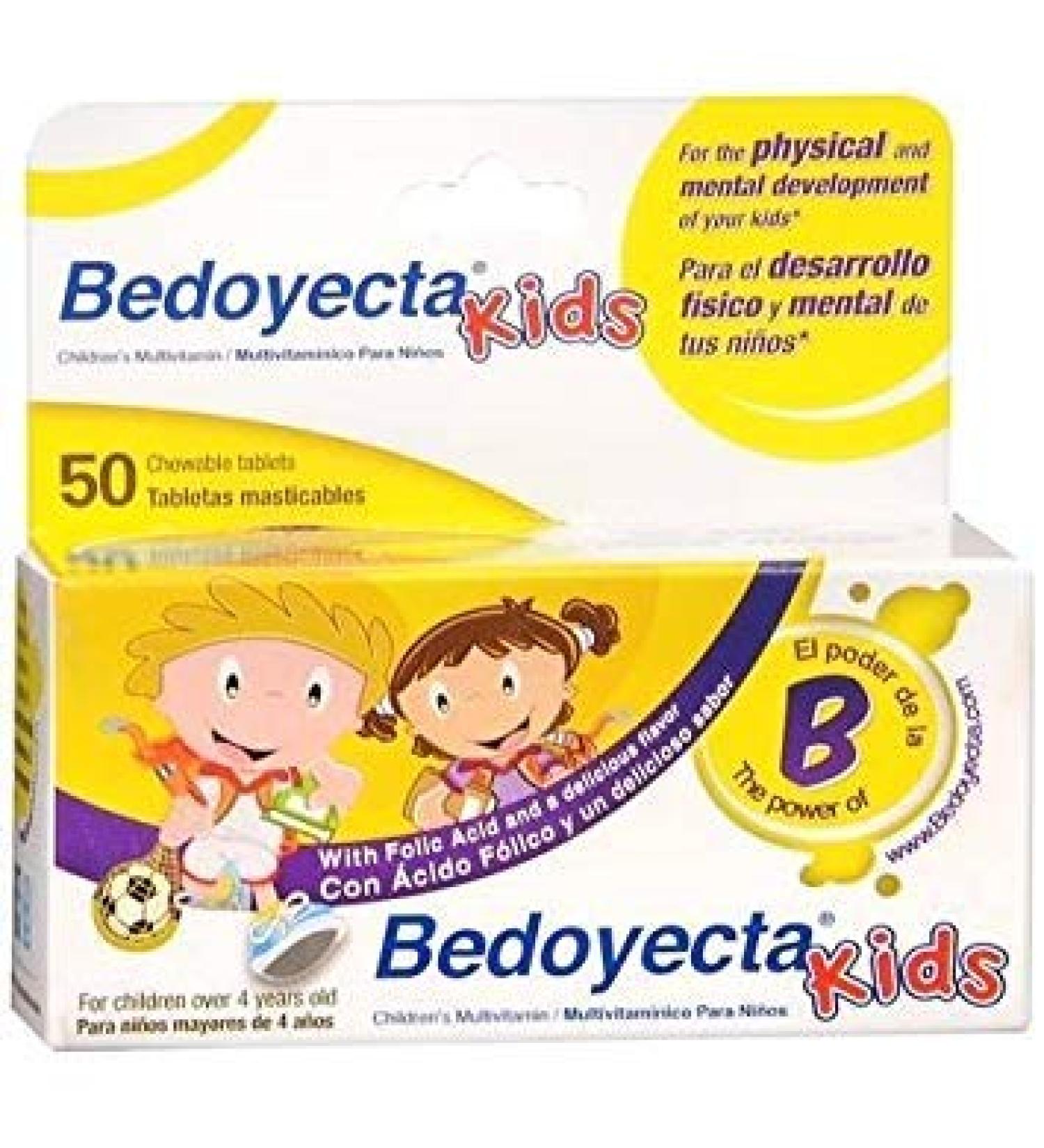Bedoyecta Kids Multivitamin Dietary Supplement Chewable Tablets - 3PC