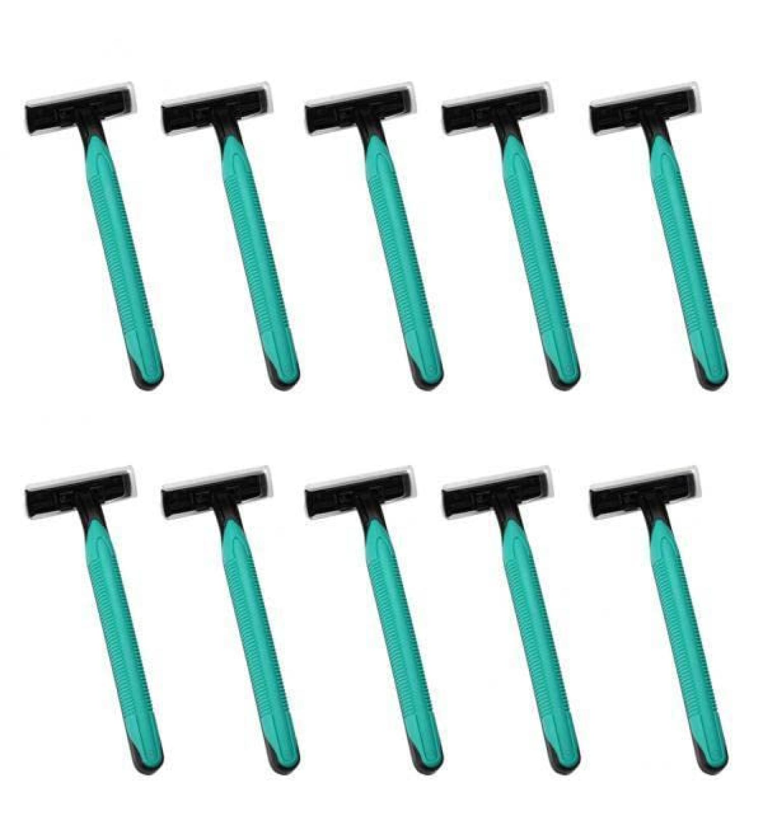 Seasaww 3 x 10pcs Disposable Razors for Men | Double Blade Fixed Head - Ship Worldwide - Buy Online on GoSupps.com