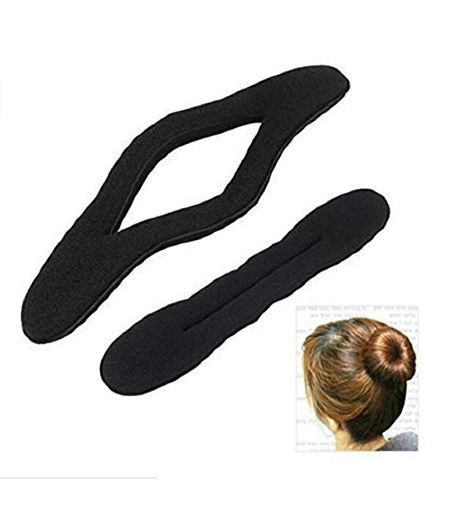 Asia Magic Foam Sponge Clip Hair Styling Donut Bun Former - Large & Small Set for Perfect Hair Buns - Buy Online on GoSupps.com