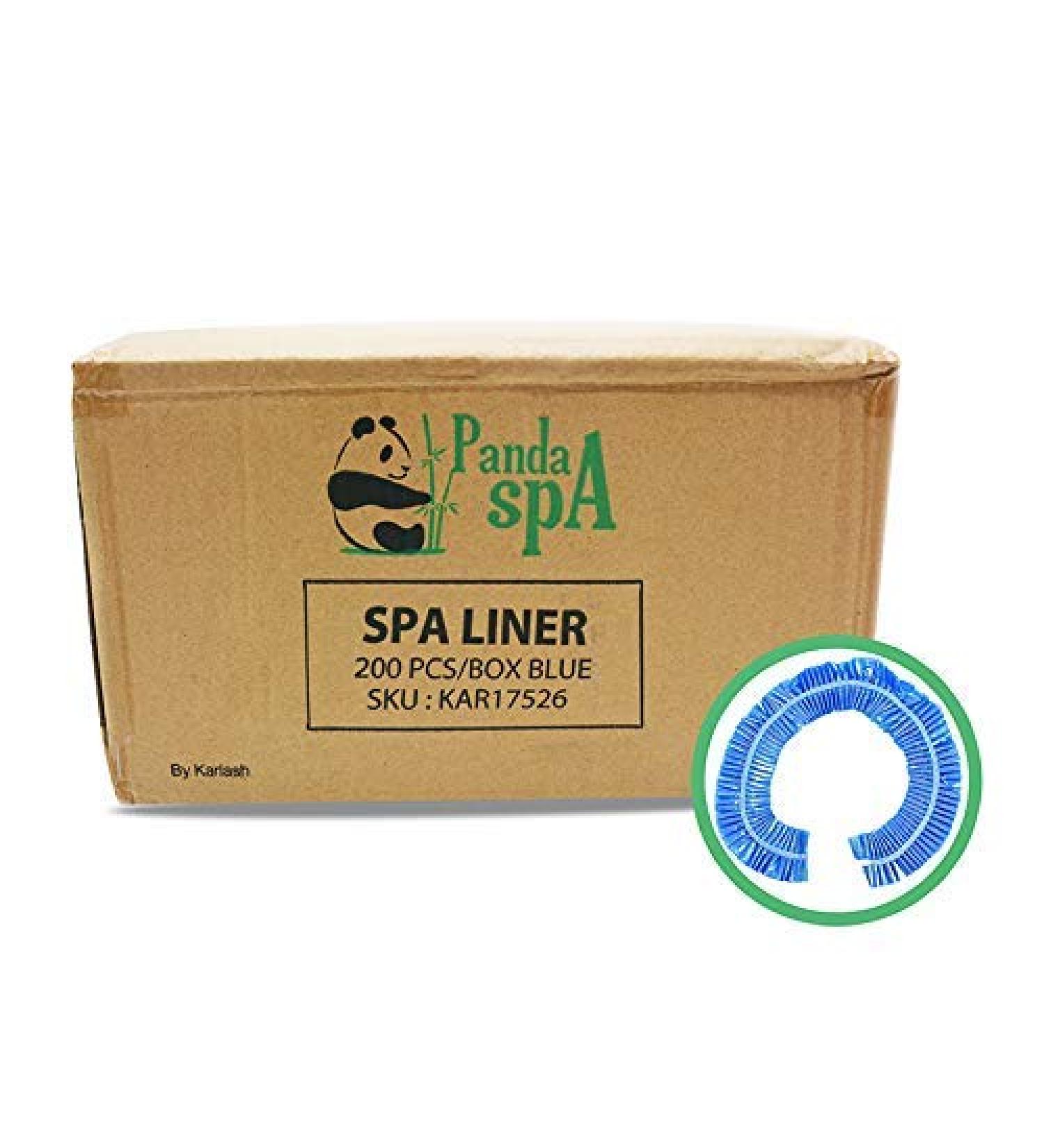 PandaSpa by Karlash Ultra Premium Spa Disposable Blue Liners One Size Fits most Pedicure Spa 200pcs