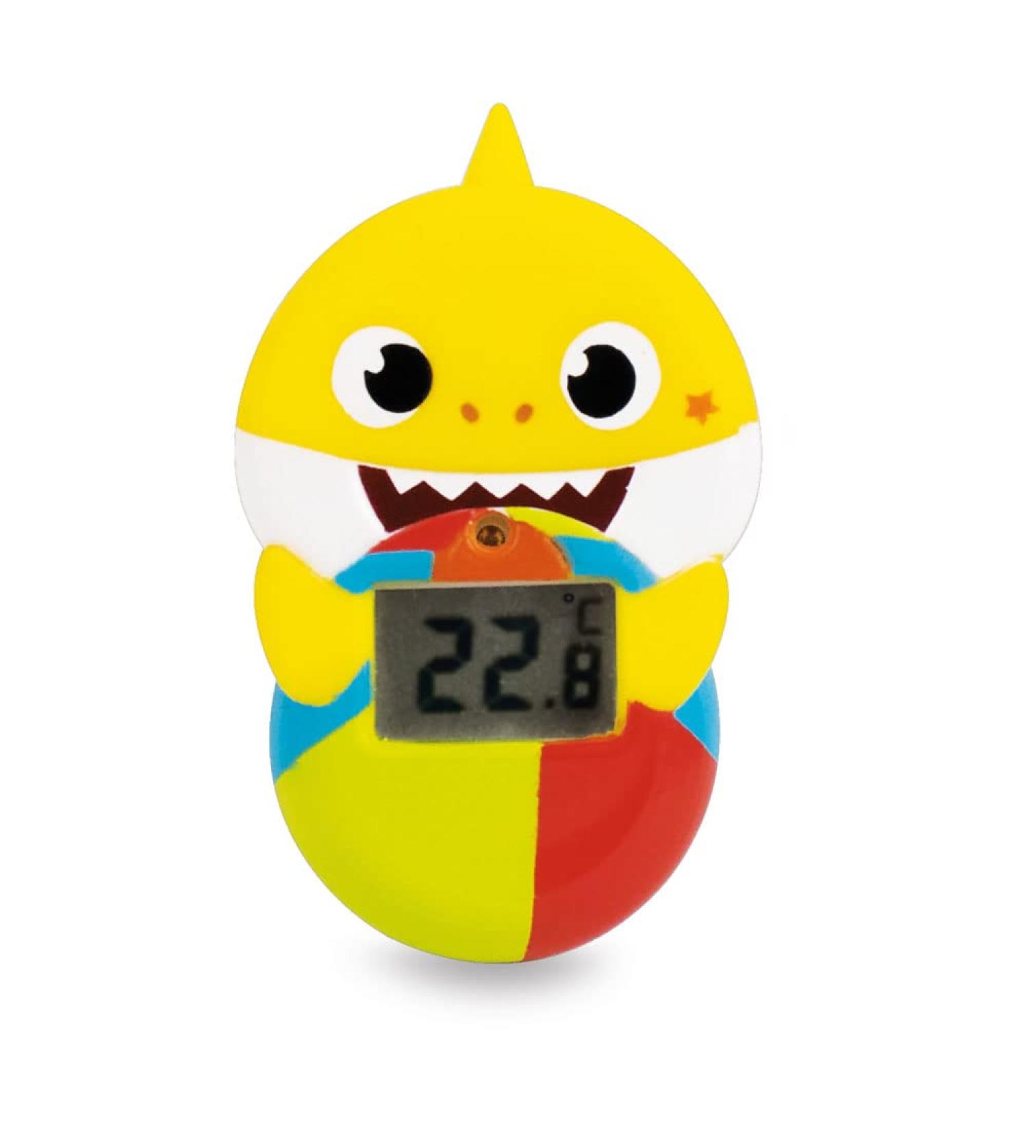 Baby Shark Bath Thermometer - LCD Digital Display for Quick 10 Second Response Time, Ideal for Babies and Children's Bath Temperatures - Suitable for the Whole Family - Buy Online on GoSupps.com