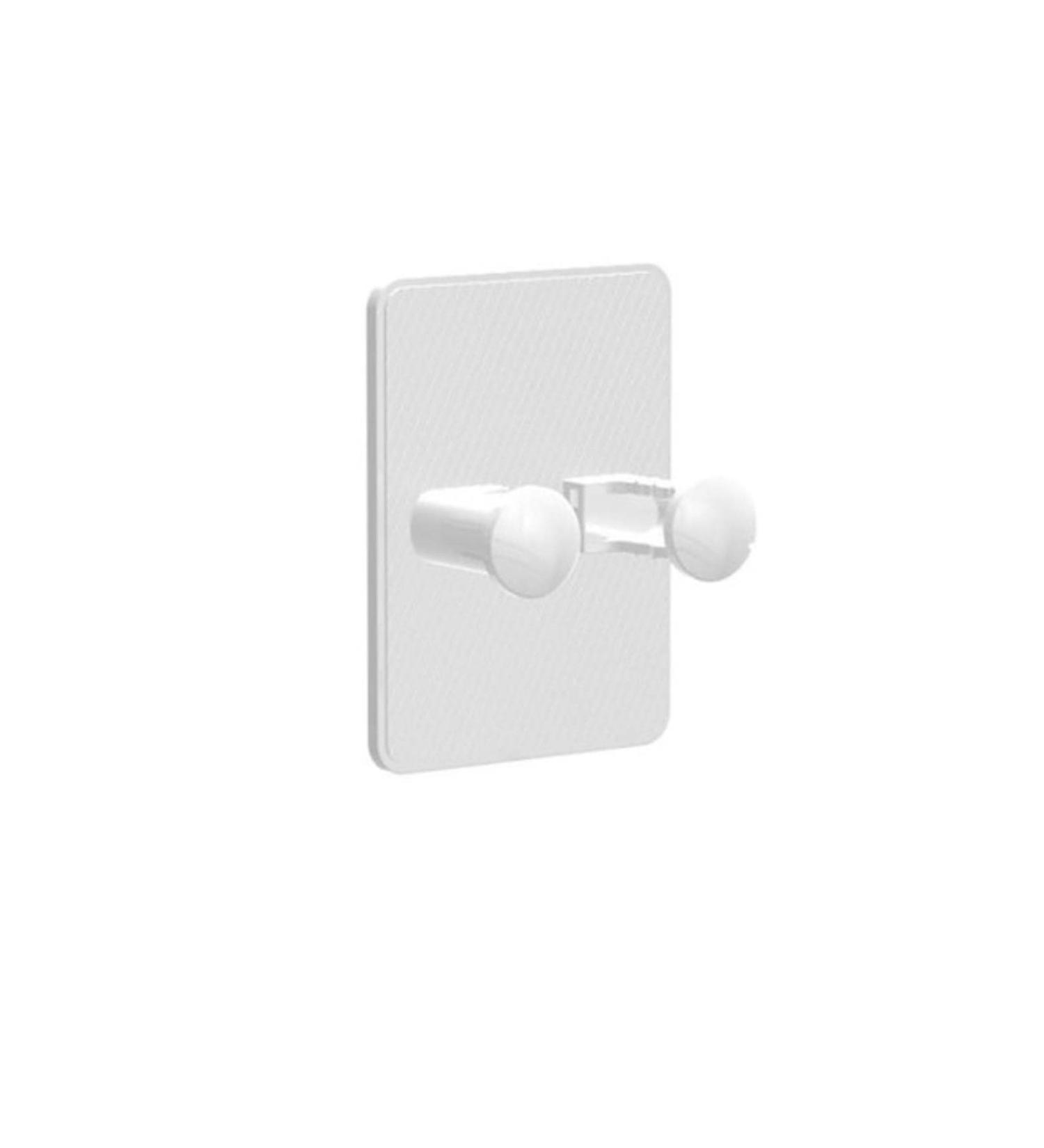 Self-Adhesive Razor Holder - Punch-Free Wall-Mounted Rack for Cosmetics & Bathroom Storage - White - Buy Online on GoSupps.com