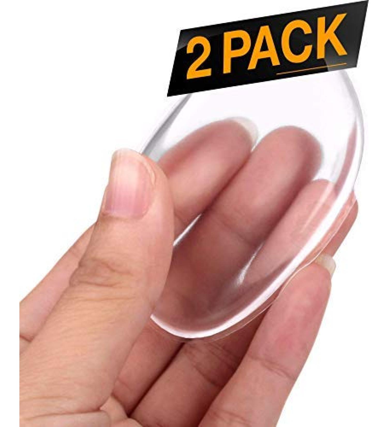 2 Pack Silicone Makeup Sponge - Washable Premium Quality Gel Foundation and Puff BB - Best Silisponge Blender Tool - Buy Online on GoSupps.com