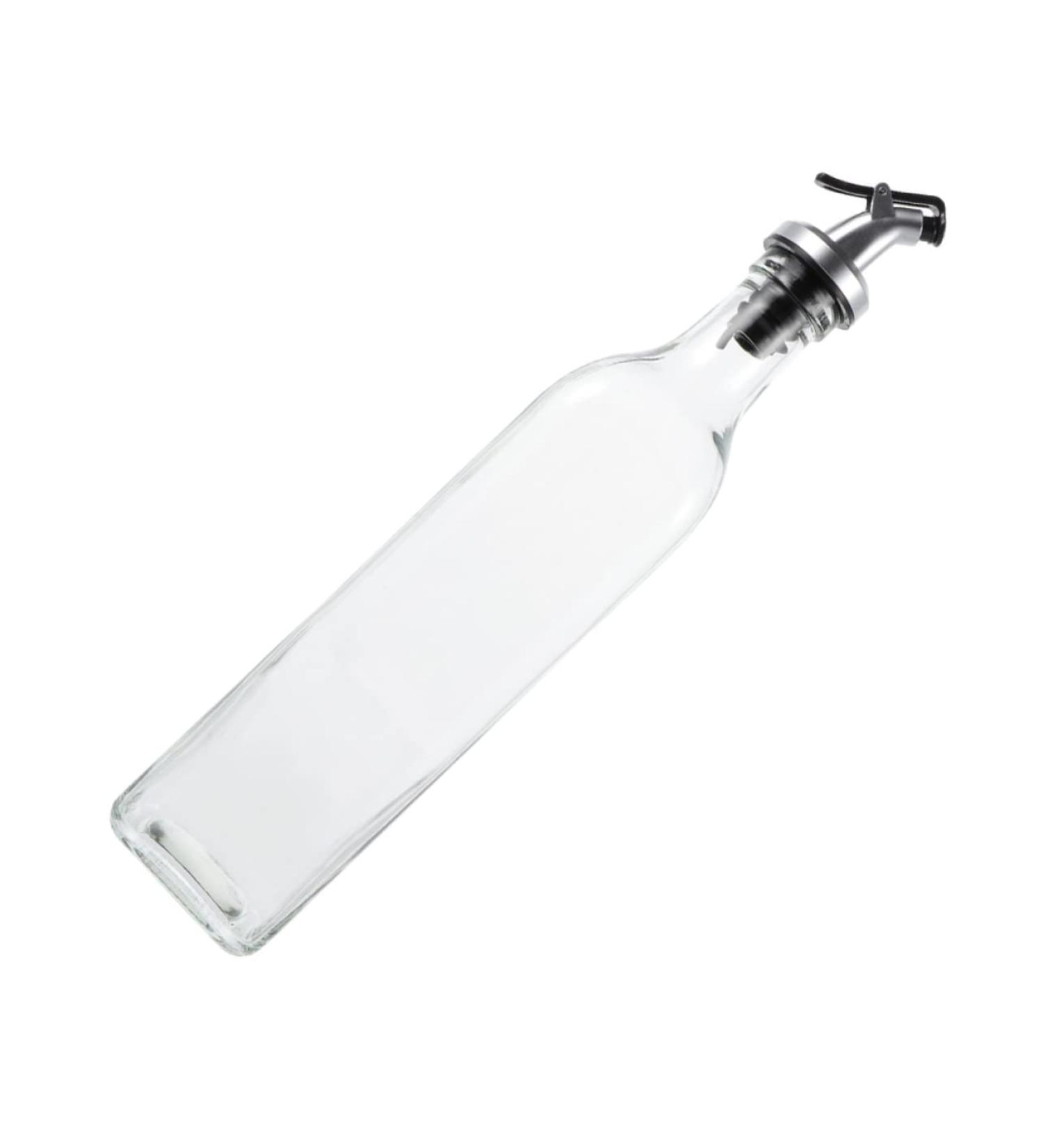 Zerodeko 1pc Oil Can Glass Olive Oil Decanter Oil Storage Bottle Spout Control Oil Pot Oil Volume Cruet Glass Vinegar Bottle Oil Storage Container Oil Bottle Dispenser Household - Buy Online on GoSupps.com