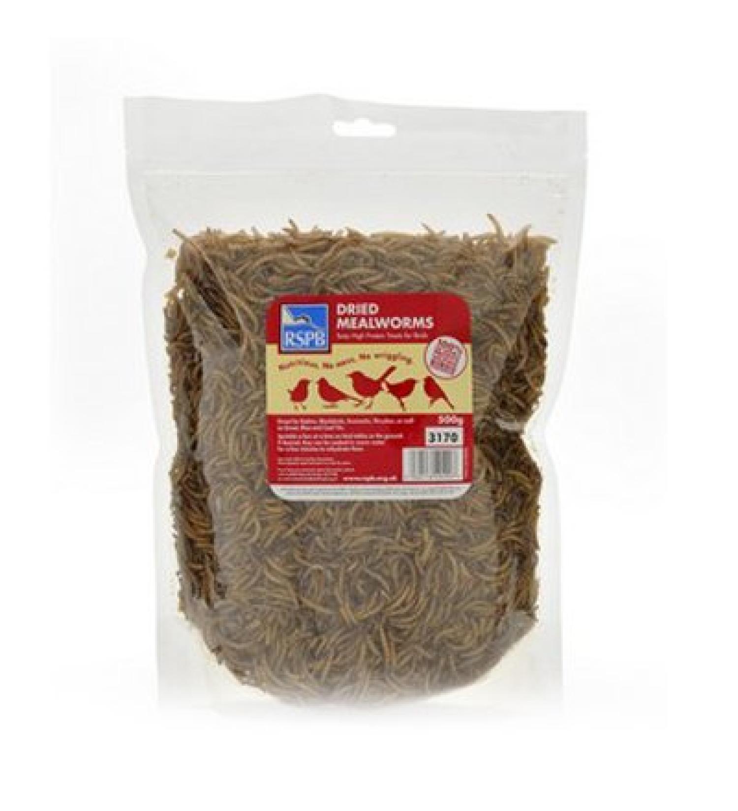 Garden Lovers RSPB Dried Mealworms 500g E97811 (Neoteric Design)
