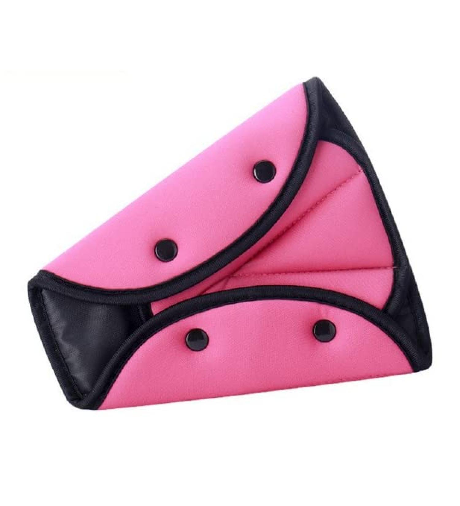 Losuya Pink Child Car Safety Seatbelt Adjuster for Kids | Seat Belt Clip Cover for Children - Buy Online on GoSupps.com