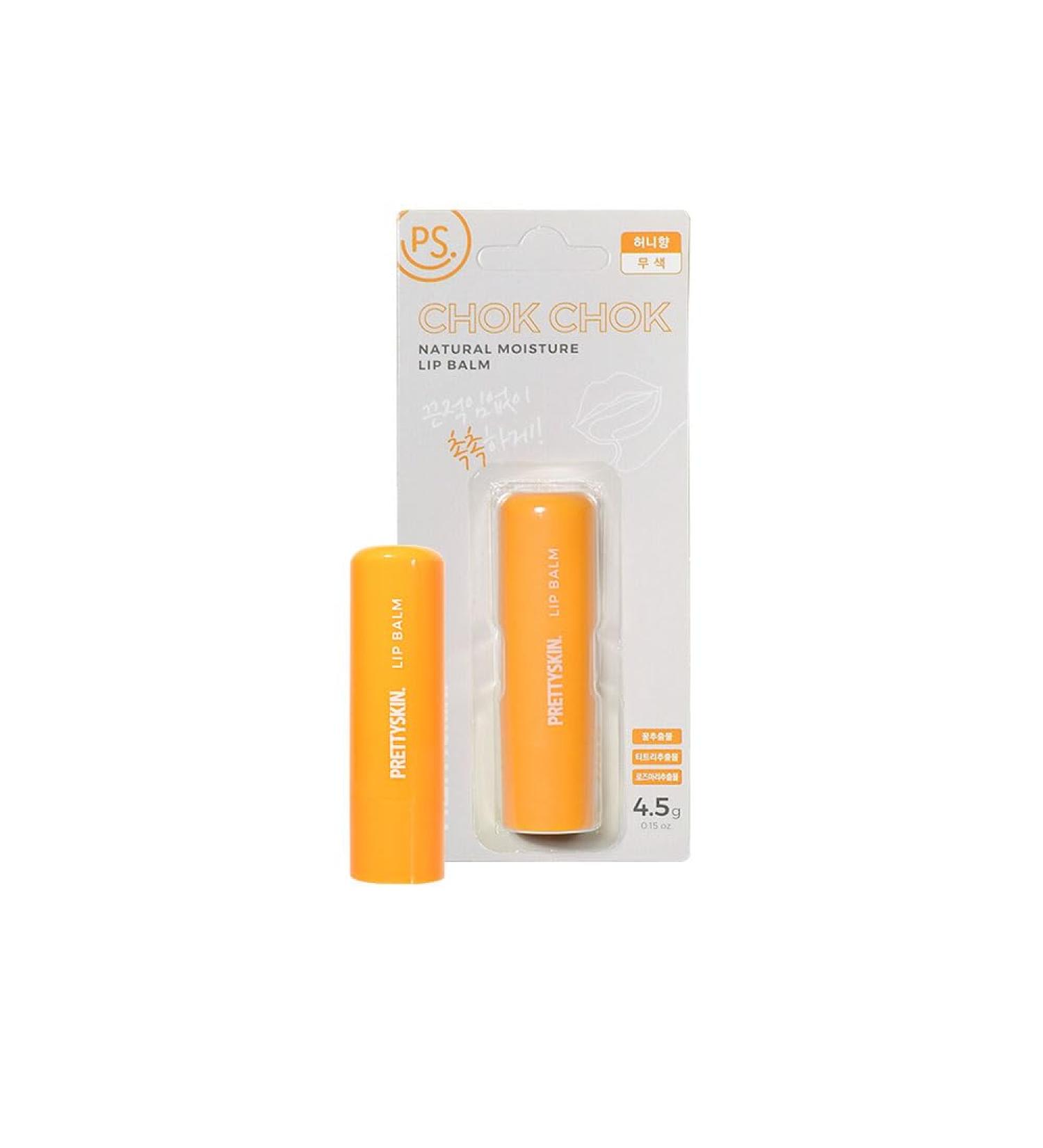 PRETTYSKIN Moisture Lip Balm 0.15oz.(4.5g) Smooth Soft Texture Hydrating Natural Shine Glossy korean lip balm (Honey) - Buy Online on GoSupps.com