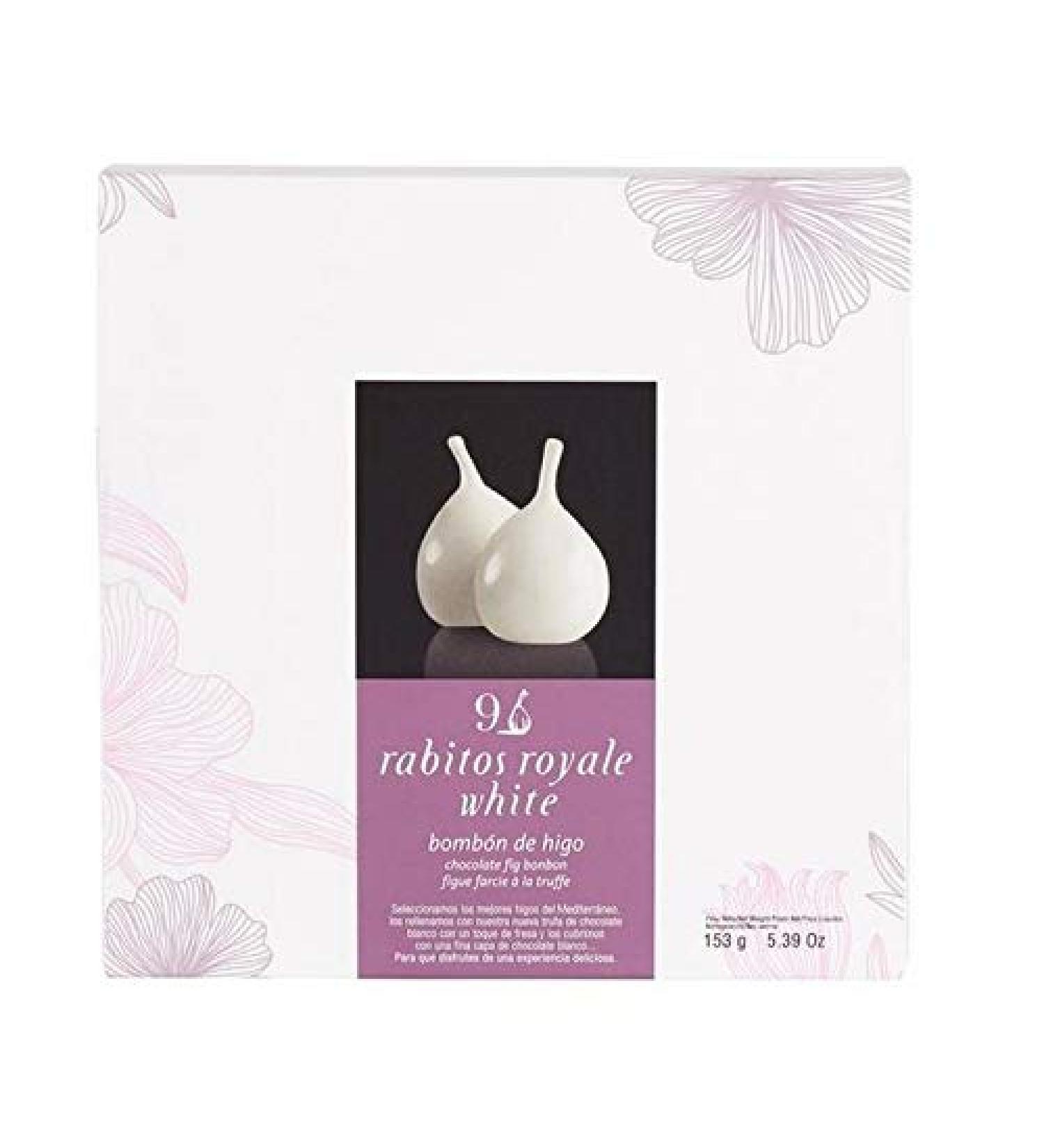 6X Brindisa White Chocolate Coated Figs 145g