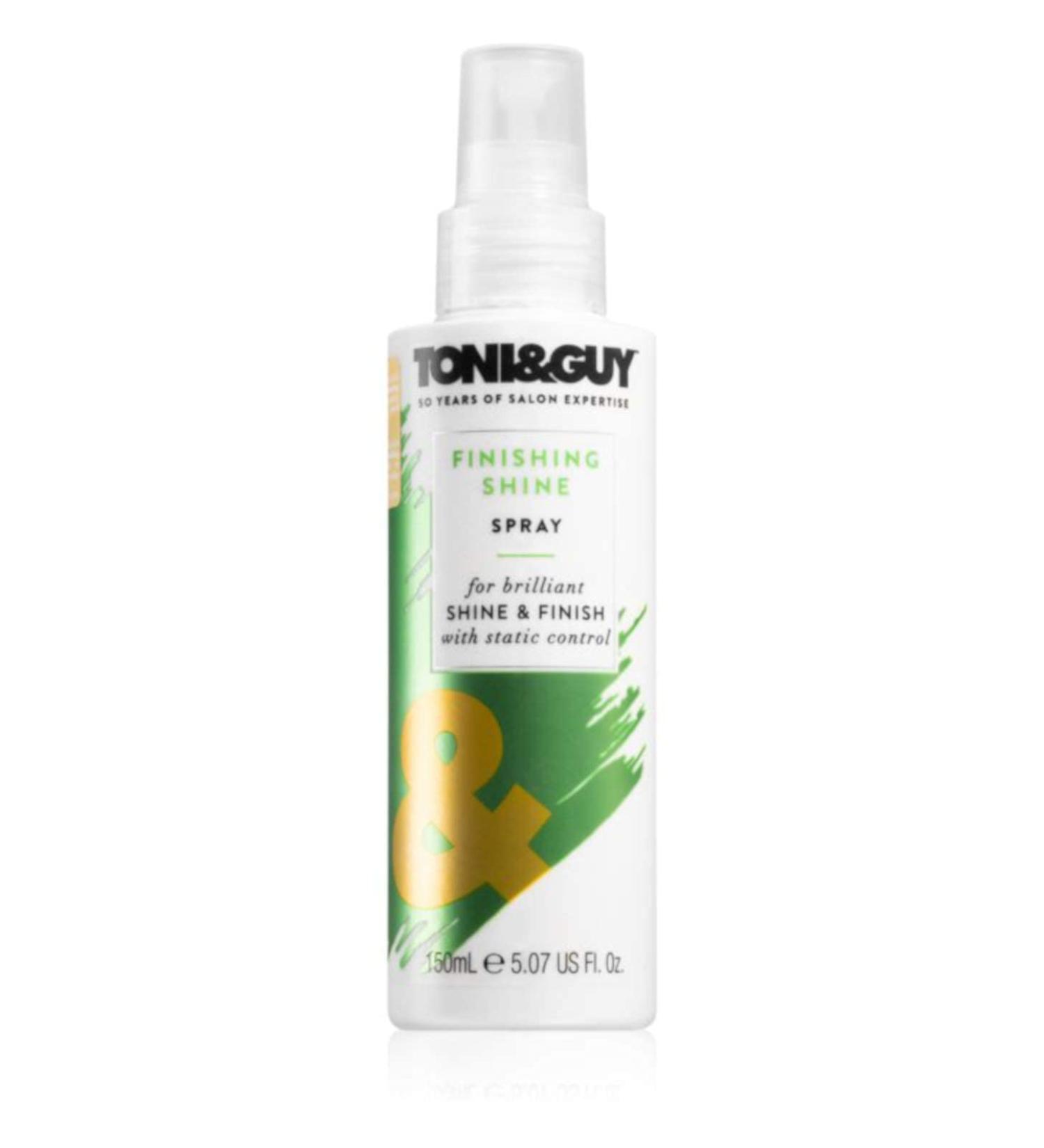 Toni & Guy Finishing Shine Spray for brilliant SHINE &FINISH with static control 150 ml 150 ml (Pack of 1)