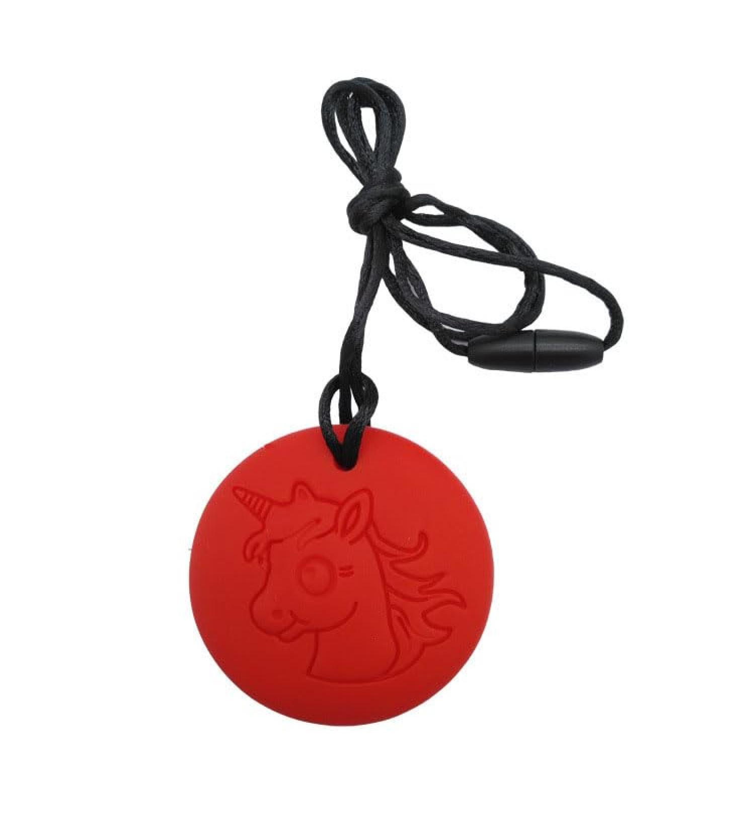 Colon Chain for Children | Sensory Chewing Necklace | Silicone Bite Ring for Autism & ADHD | Ideal Chew Toys for Kids - Buy Online on GoSupps.com