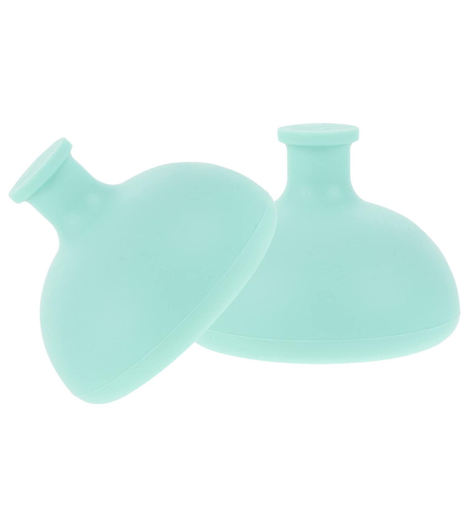 Healifty 2Pcs Silicone Palm Chest Percussion Cups for Physical Therapy - Light Green - Buy Online on GoSupps.com