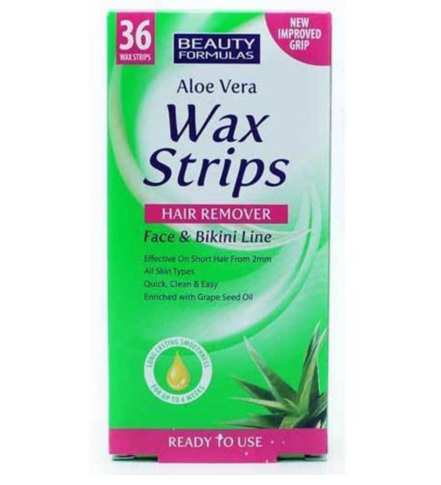 Beauty Formulas Hair Removal Wax Strips for Face & Bikini Line - Buy Online on GoSupps.com