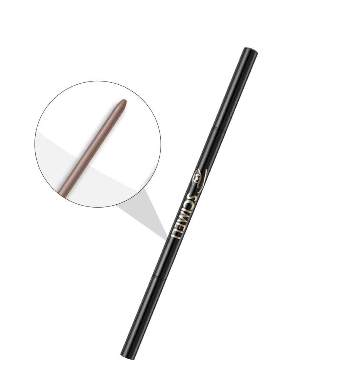 DRESSOOS 2 1 Eyebrow Makeup Tools Micro Brow Pencil Automatic Eyebrow Pencils Pencil Brush Double Head Pencil 1 count (Pack of 1) Grey - Buy Online on GoSupps.com