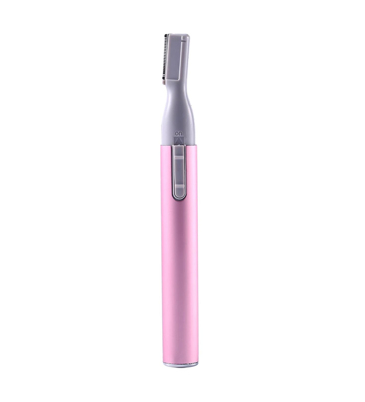 Aoaoy Electric Eyebrow Trimmer Eyebrow 14 4 3 New Portable Electric Face Eyebrow Hair Body Blade Shaver Remover Trimmer Pink - Buy Online on GoSupps.com